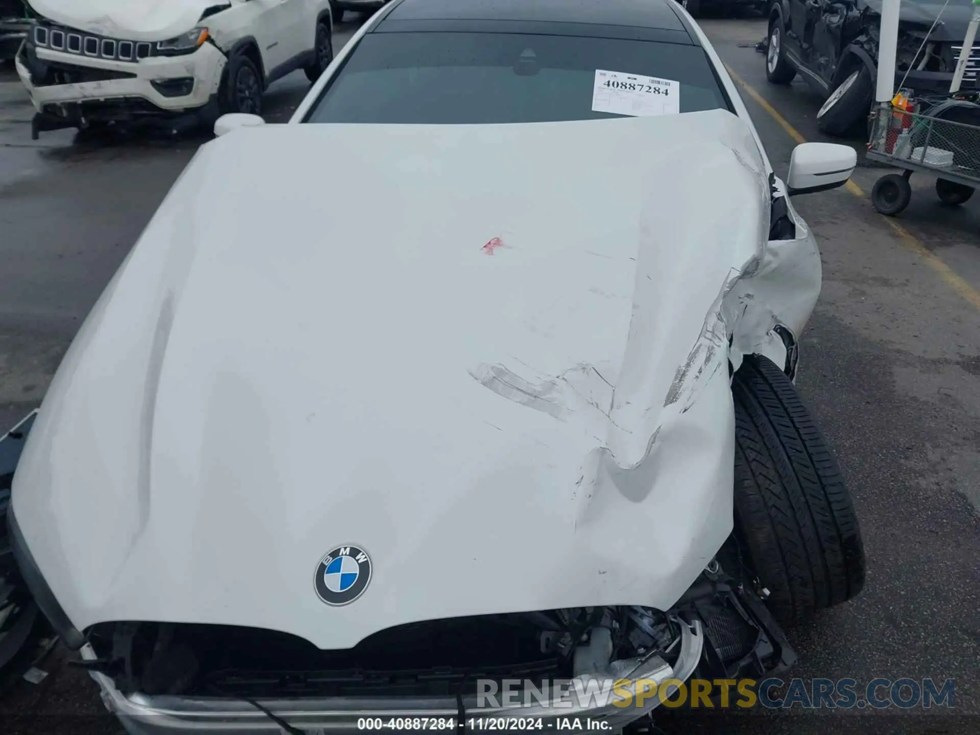 10 Photograph of a damaged car WBAGV4C08PCL80214 BMW 840 GRAN COUPE 2023