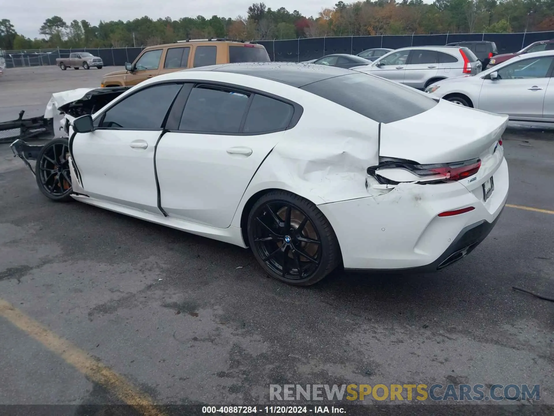 3 Photograph of a damaged car WBAGV4C08PCL80214 BMW 840 GRAN COUPE 2023
