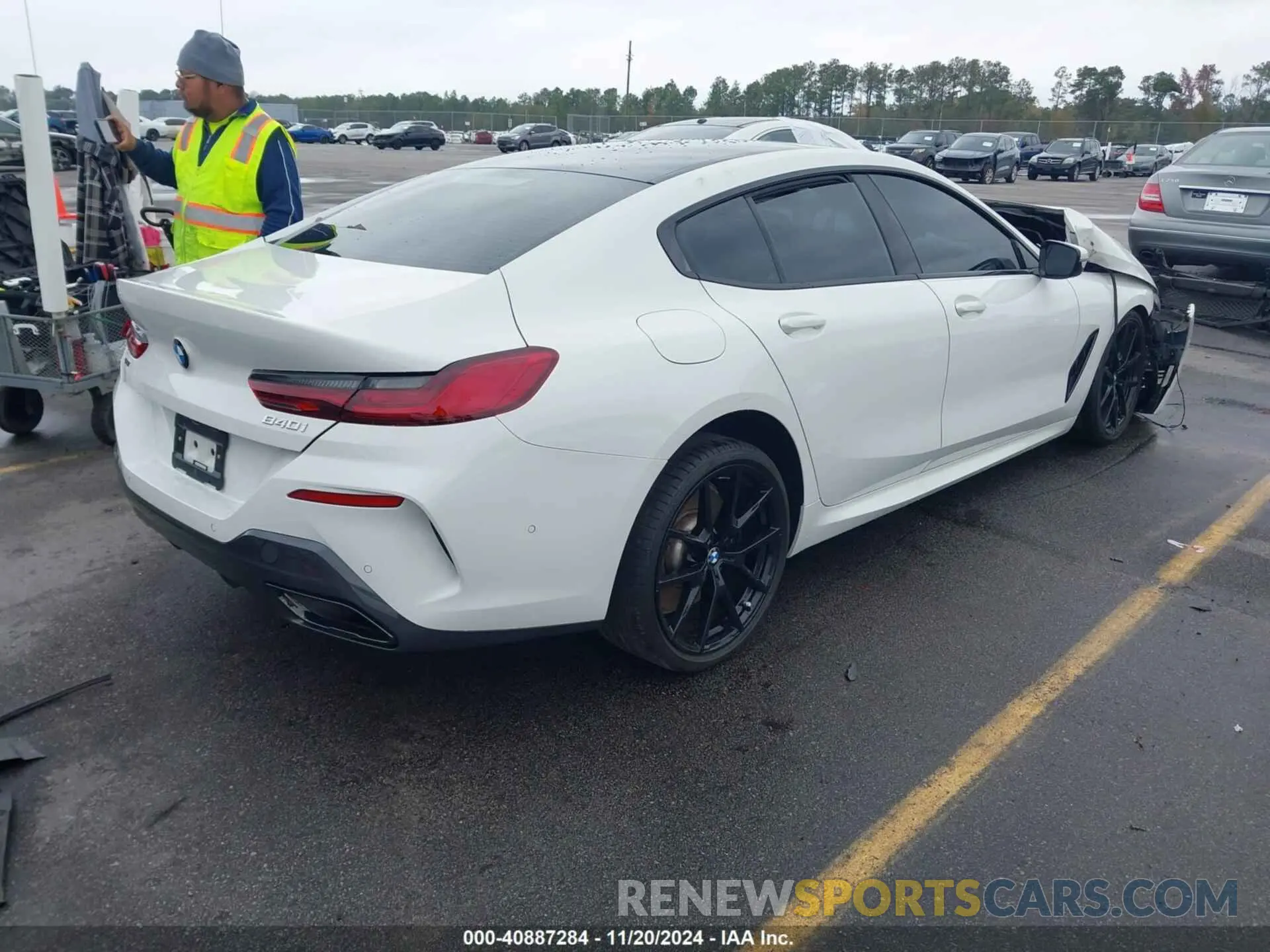 4 Photograph of a damaged car WBAGV4C08PCL80214 BMW 840 GRAN COUPE 2023