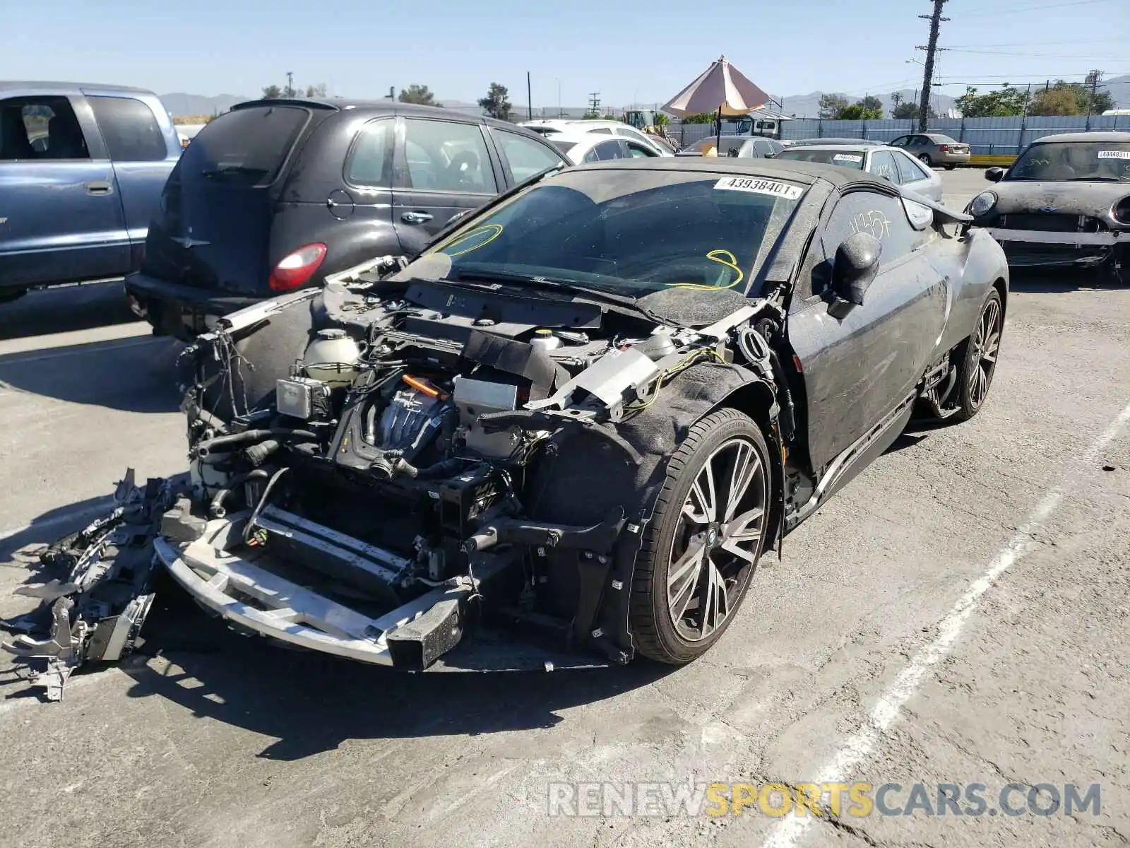 2 Photograph of a damaged car WBY2Z6C52K7D61993 BMW I SERIES 2019