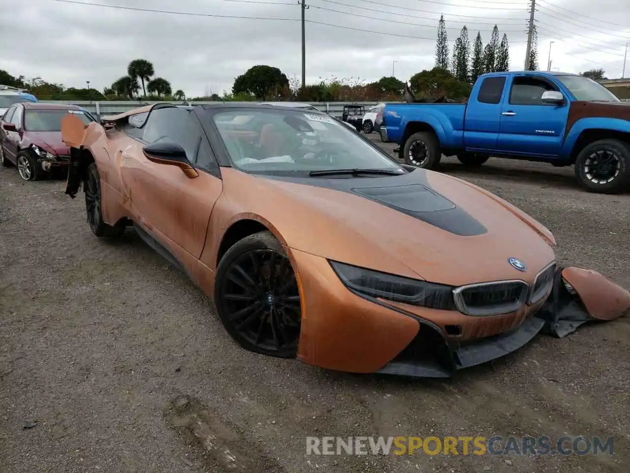 1 Photograph of a damaged car WBY2Z6C52KVB82820 BMW I SERIES 2019