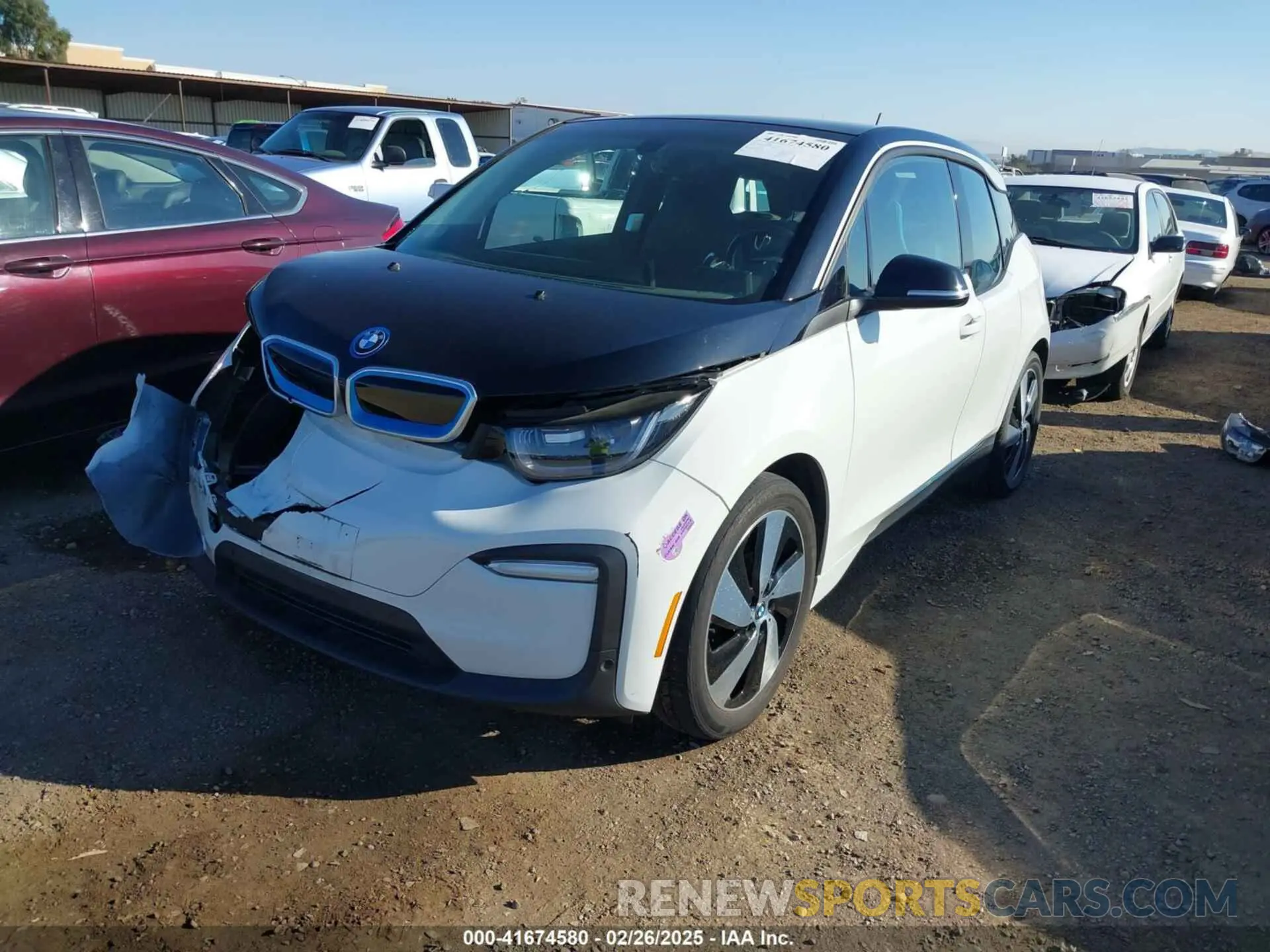 2 Photograph of a damaged car WBY8P2C55K7E07633 BMW I3 2019