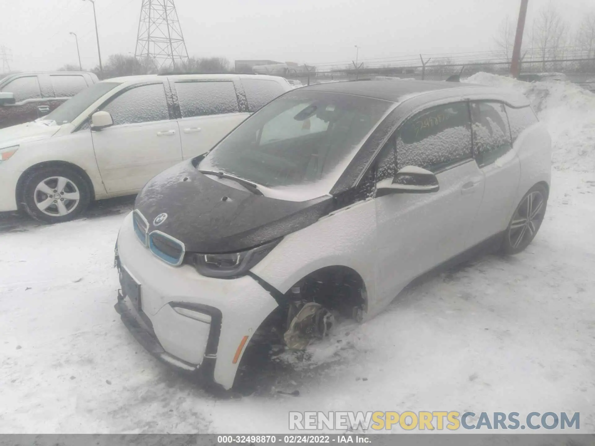 2 Photograph of a damaged car WBY8P4C54K7D08605 BMW I3 2019