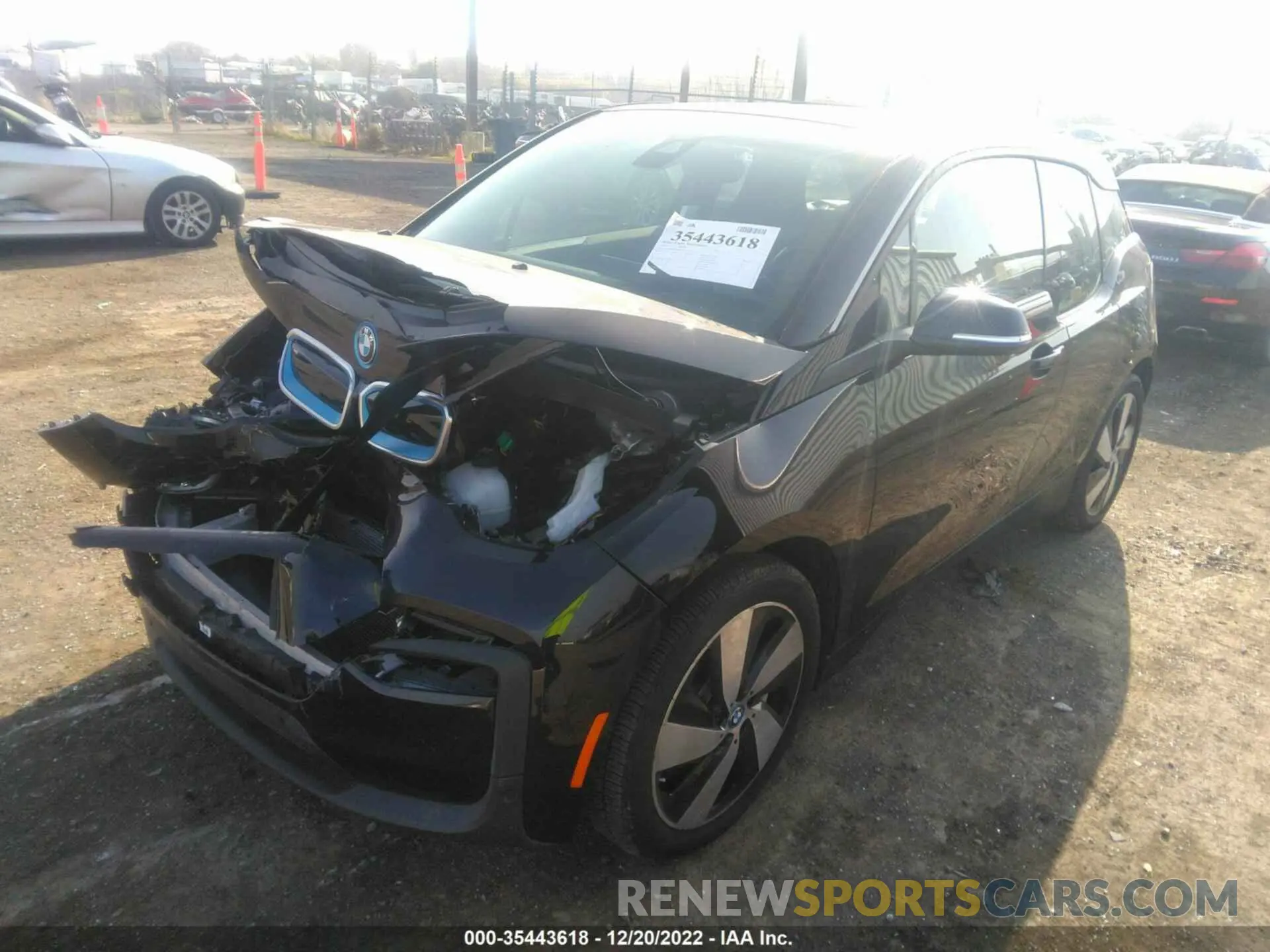 2 Photograph of a damaged car WBY8P4C54K7E56575 BMW I3 2019