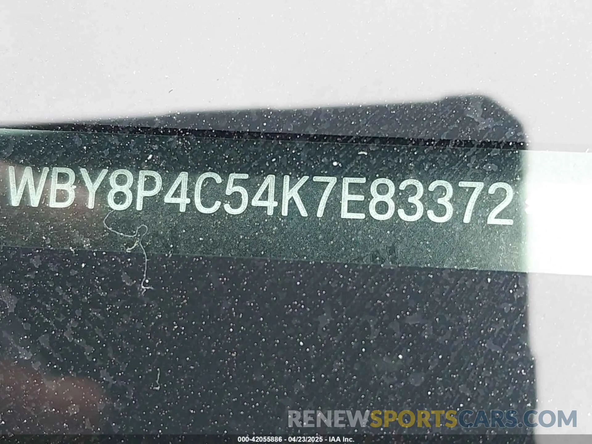 9 Photograph of a damaged car WBY8P4C54K7E83372 BMW I3 2019