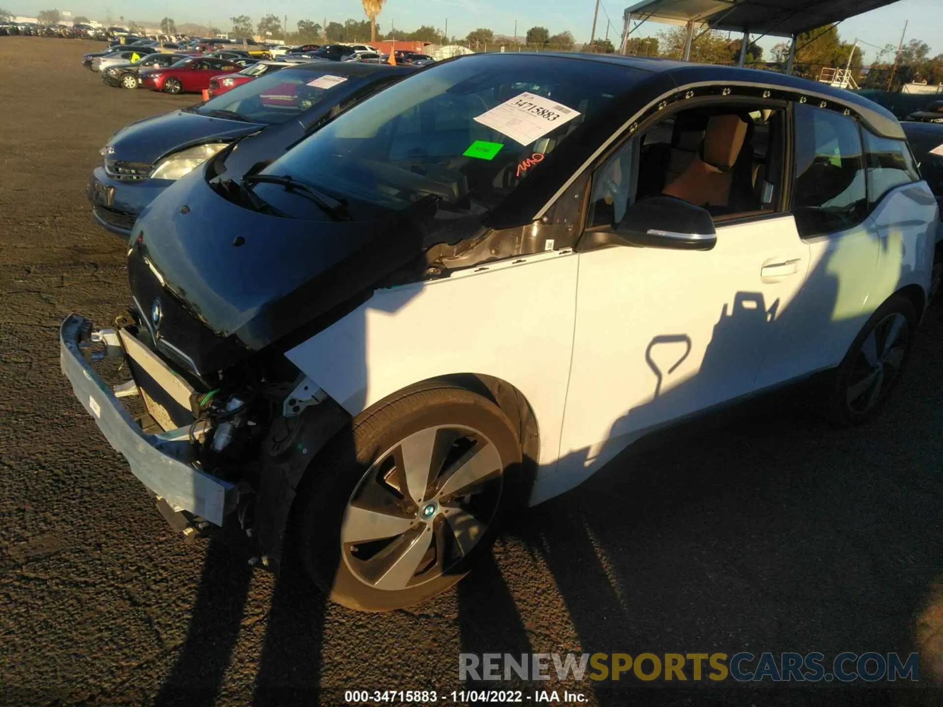 2 Photograph of a damaged car WBY8P4C59K7E54806 BMW I3 2019