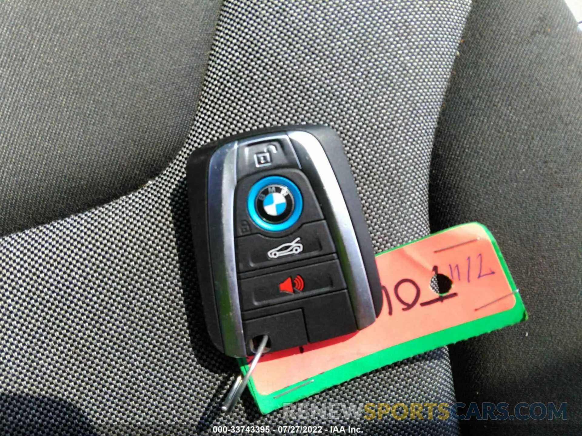 11 Photograph of a damaged car WBY8P8C54K7D22107 BMW I3 2019