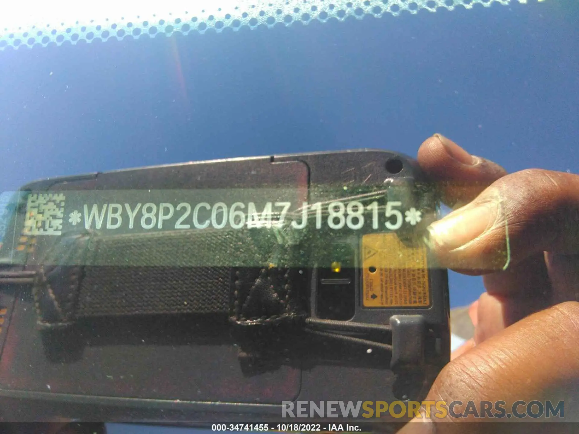 9 Photograph of a damaged car WBY8P2C06M7J18815 BMW I3 2021