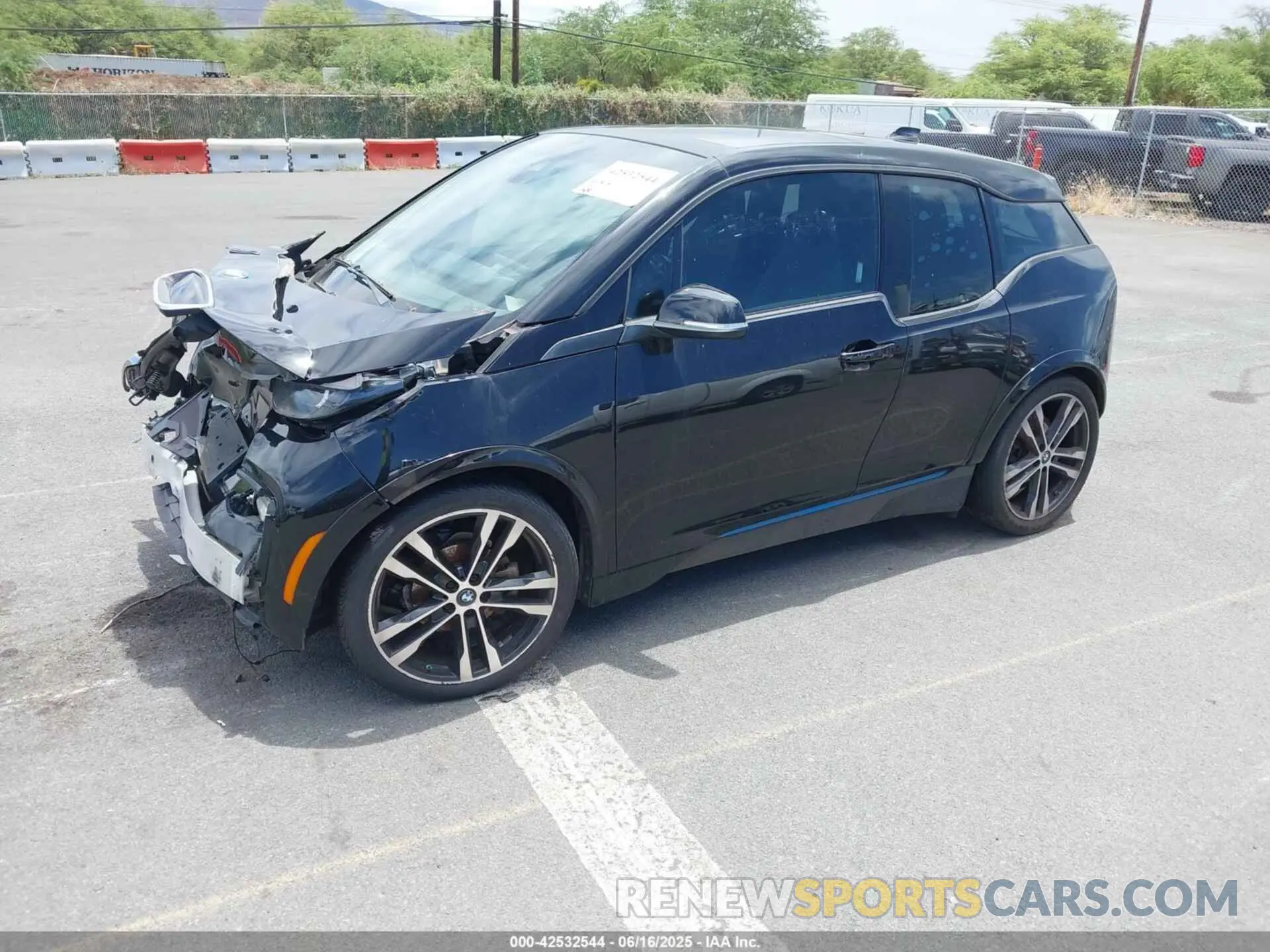 2 Photograph of a damaged car WBY8P6C52K7D94279 BMW I3S 2019