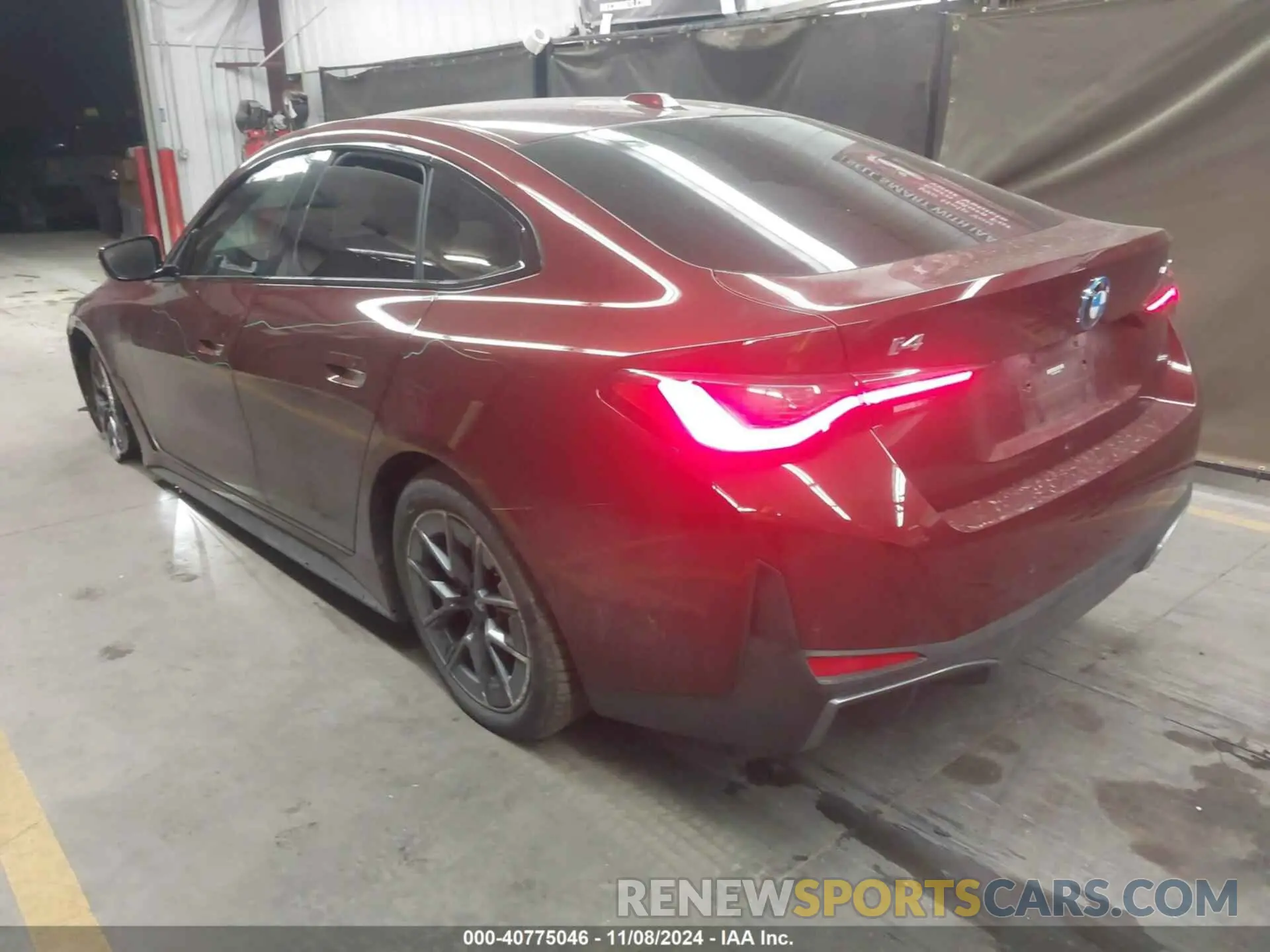 3 Photograph of a damaged car WBY73AW07NFN04583 BMW I4 2022