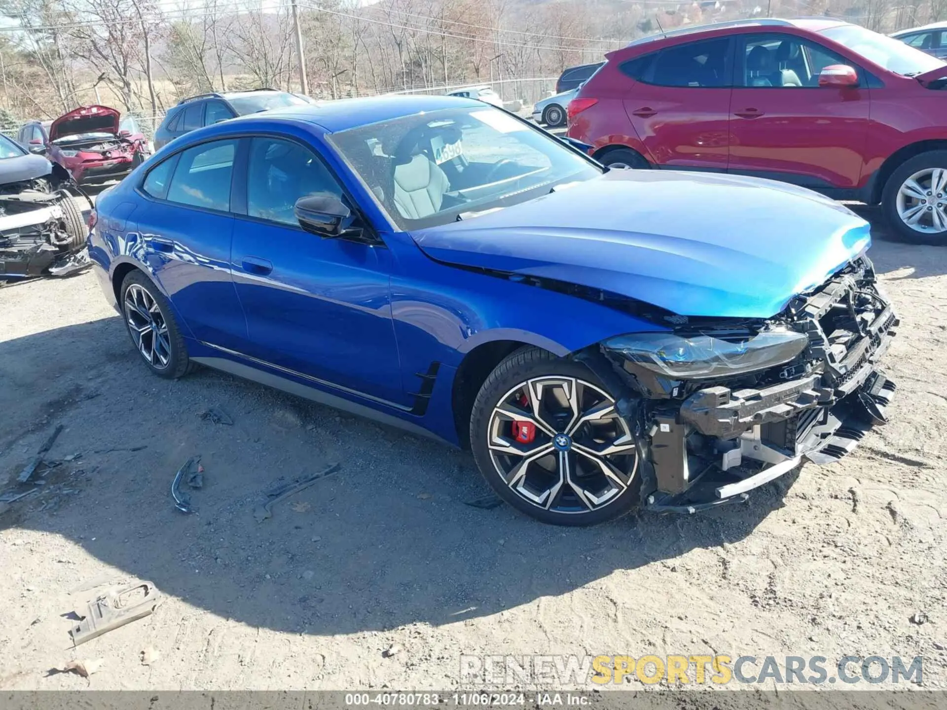 1 Photograph of a damaged car WBY33AW06PFP88600 BMW I4 2023