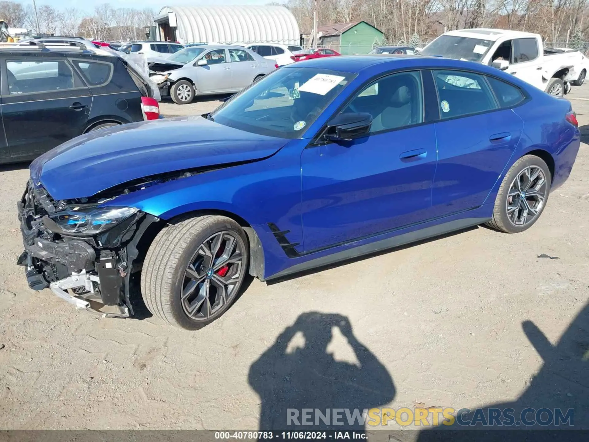 2 Photograph of a damaged car WBY33AW06PFP88600 BMW I4 2023