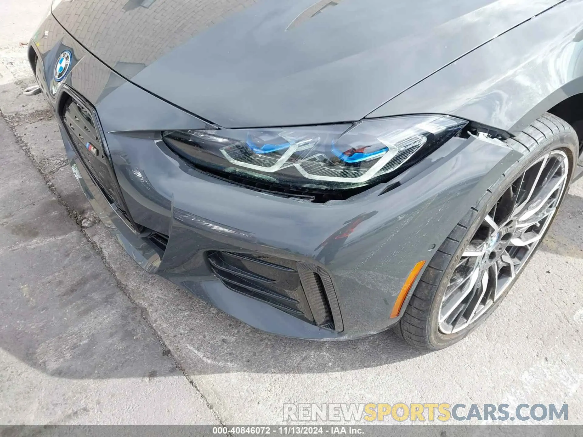 6 Photograph of a damaged car WBY33AW09PFP38256 BMW I4 2023
