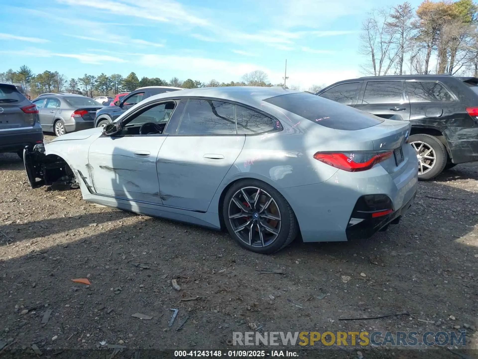 14 Photograph of a damaged car WBY33AW0XPFR11279 BMW I4 2023