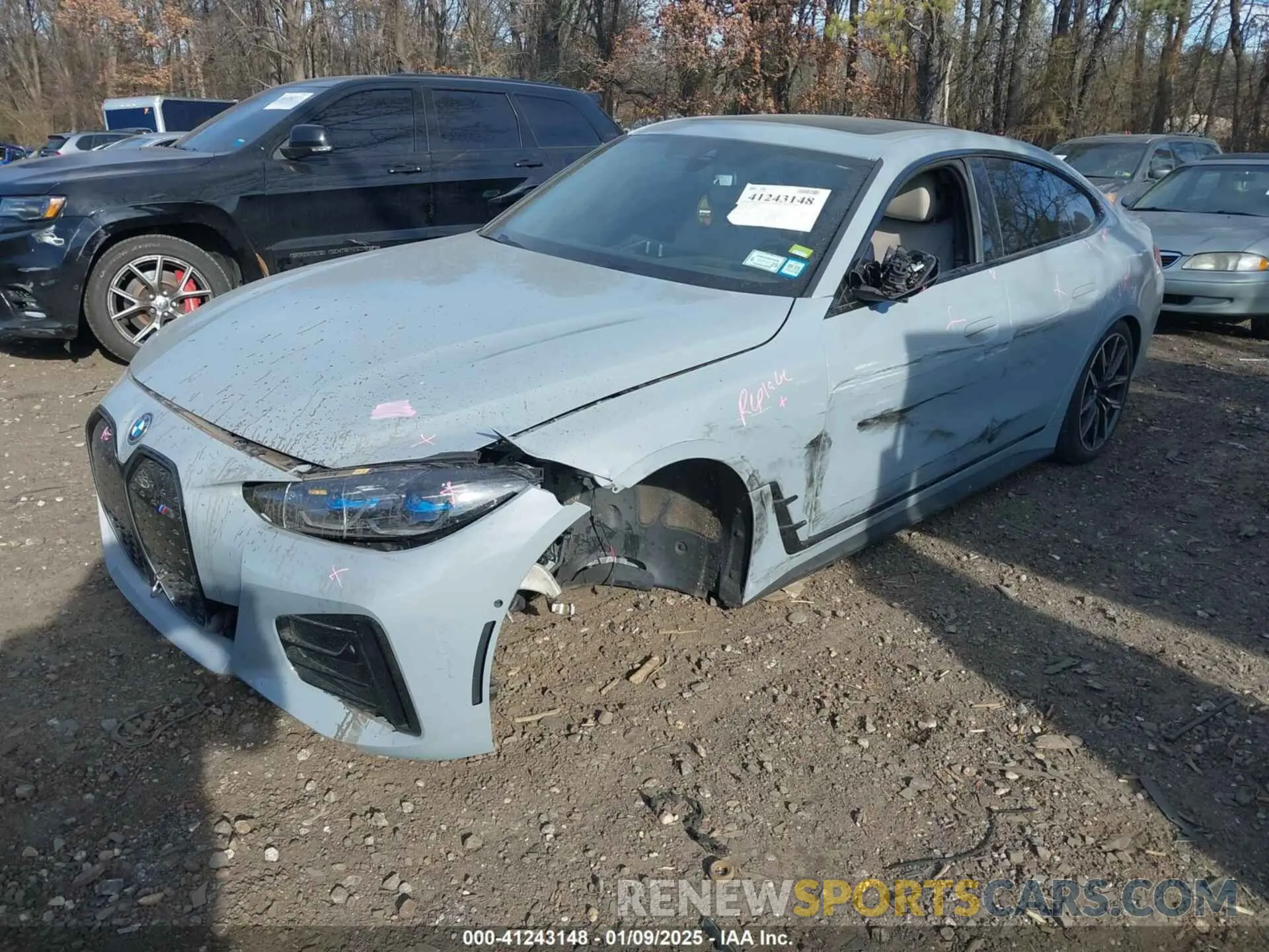 2 Photograph of a damaged car WBY33AW0XPFR11279 BMW I4 2023