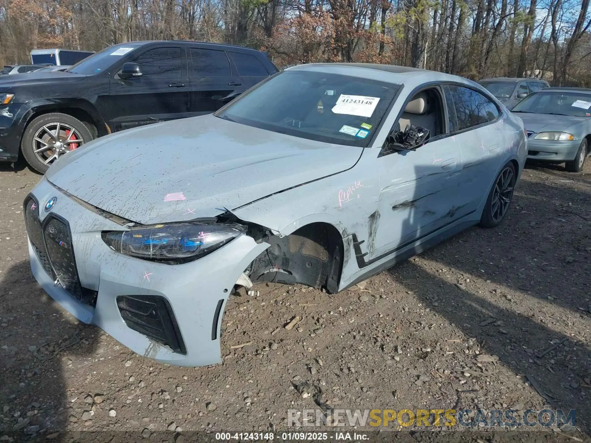 6 Photograph of a damaged car WBY33AW0XPFR11279 BMW I4 2023