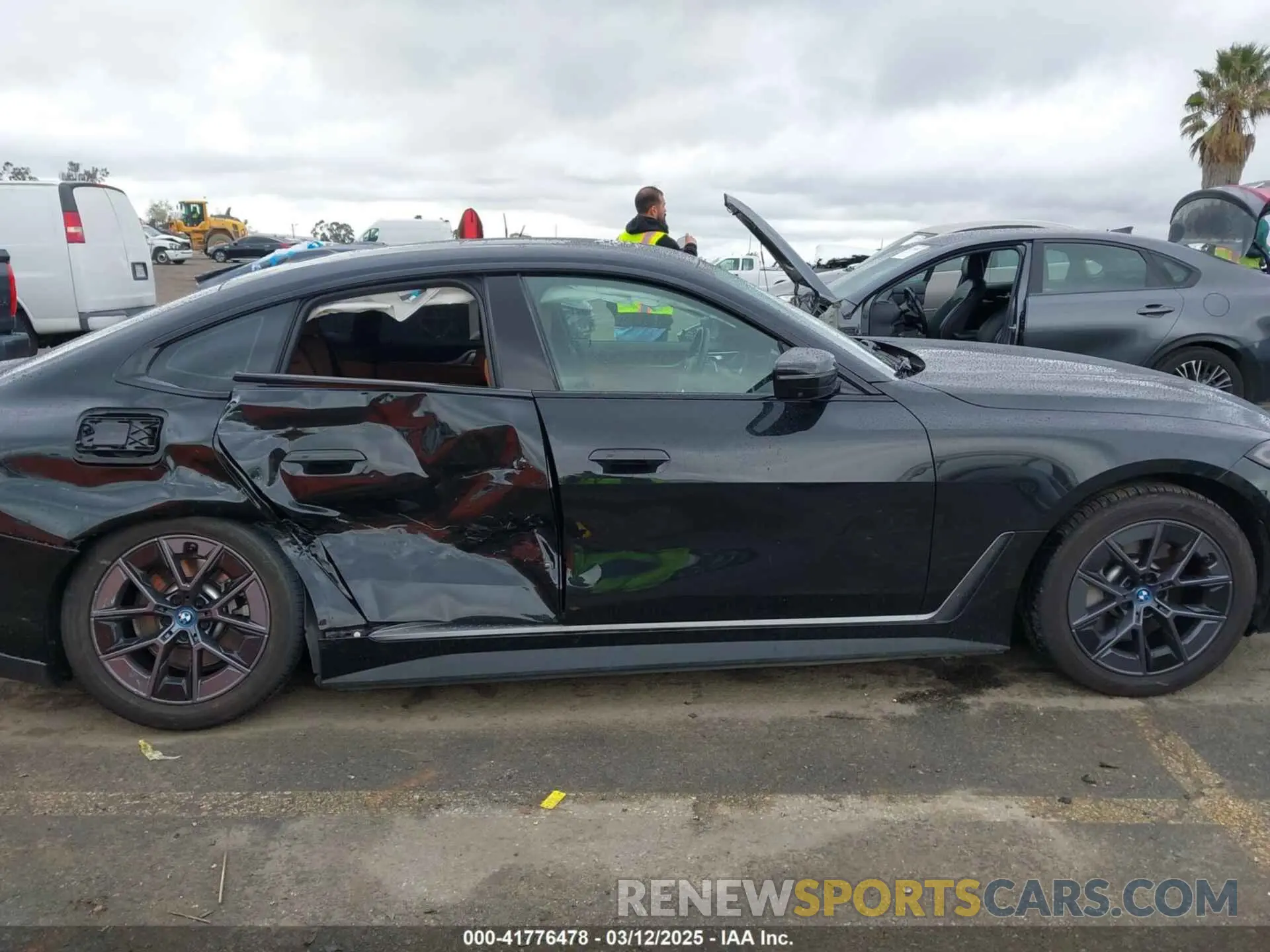13 Photograph of a damaged car WBY43AW04PFP61870 BMW I4 2023