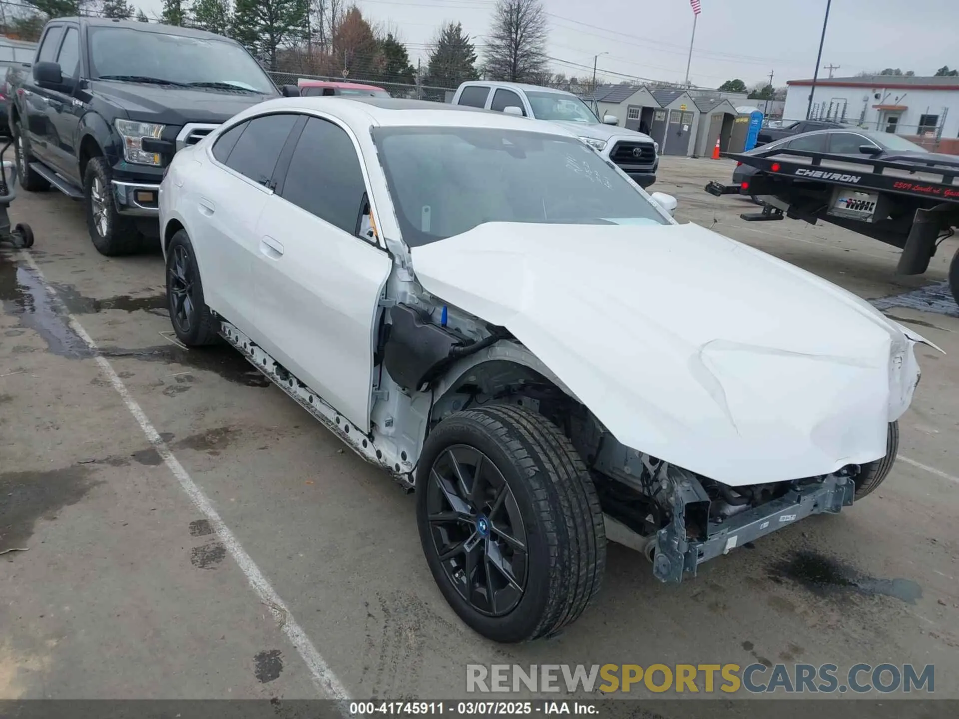 1 Photograph of a damaged car WBY43AW04PFP70309 BMW I4 2023