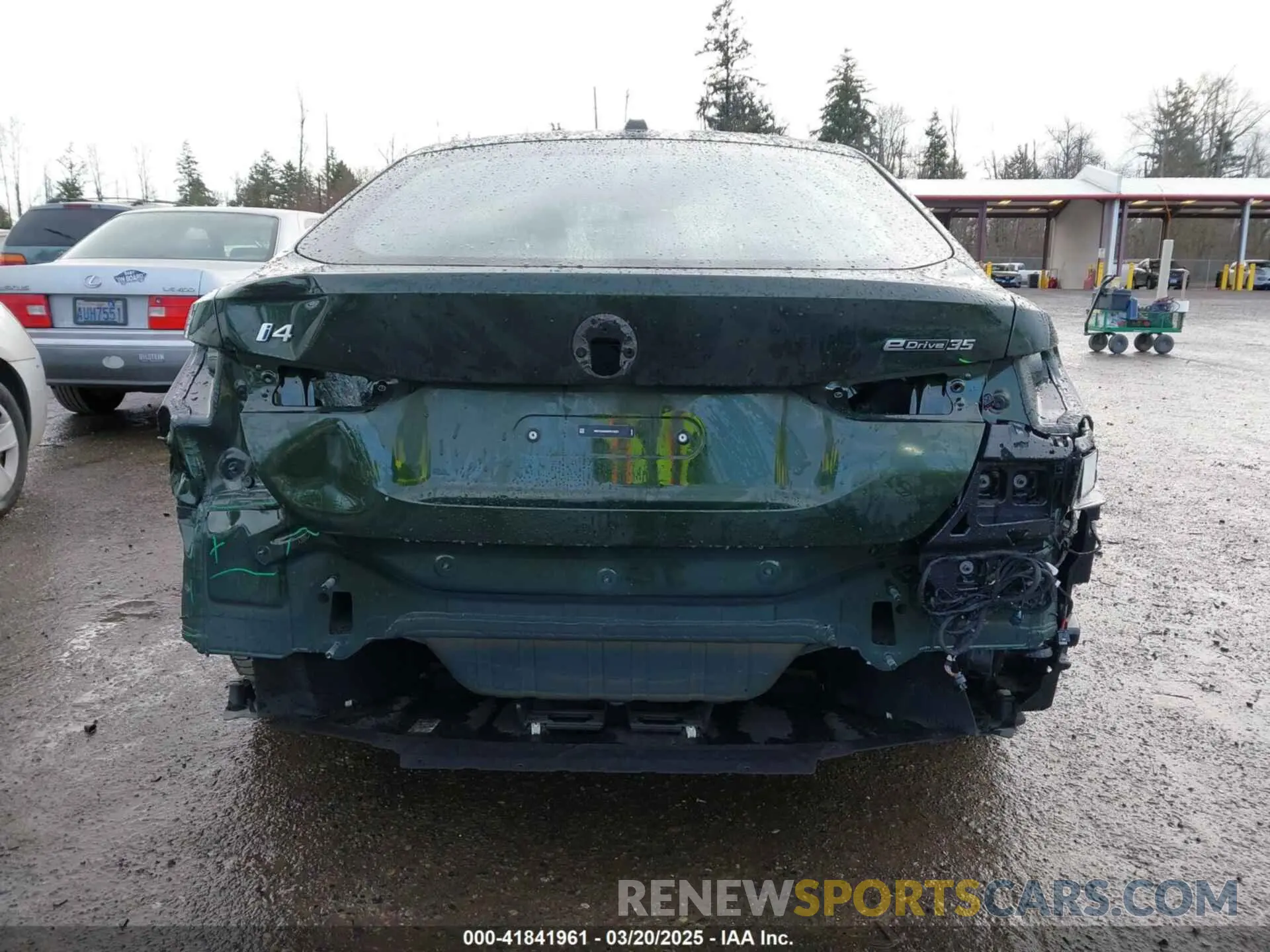 17 Photograph of a damaged car WBY43AW04PFR19351 BMW I4 2023
