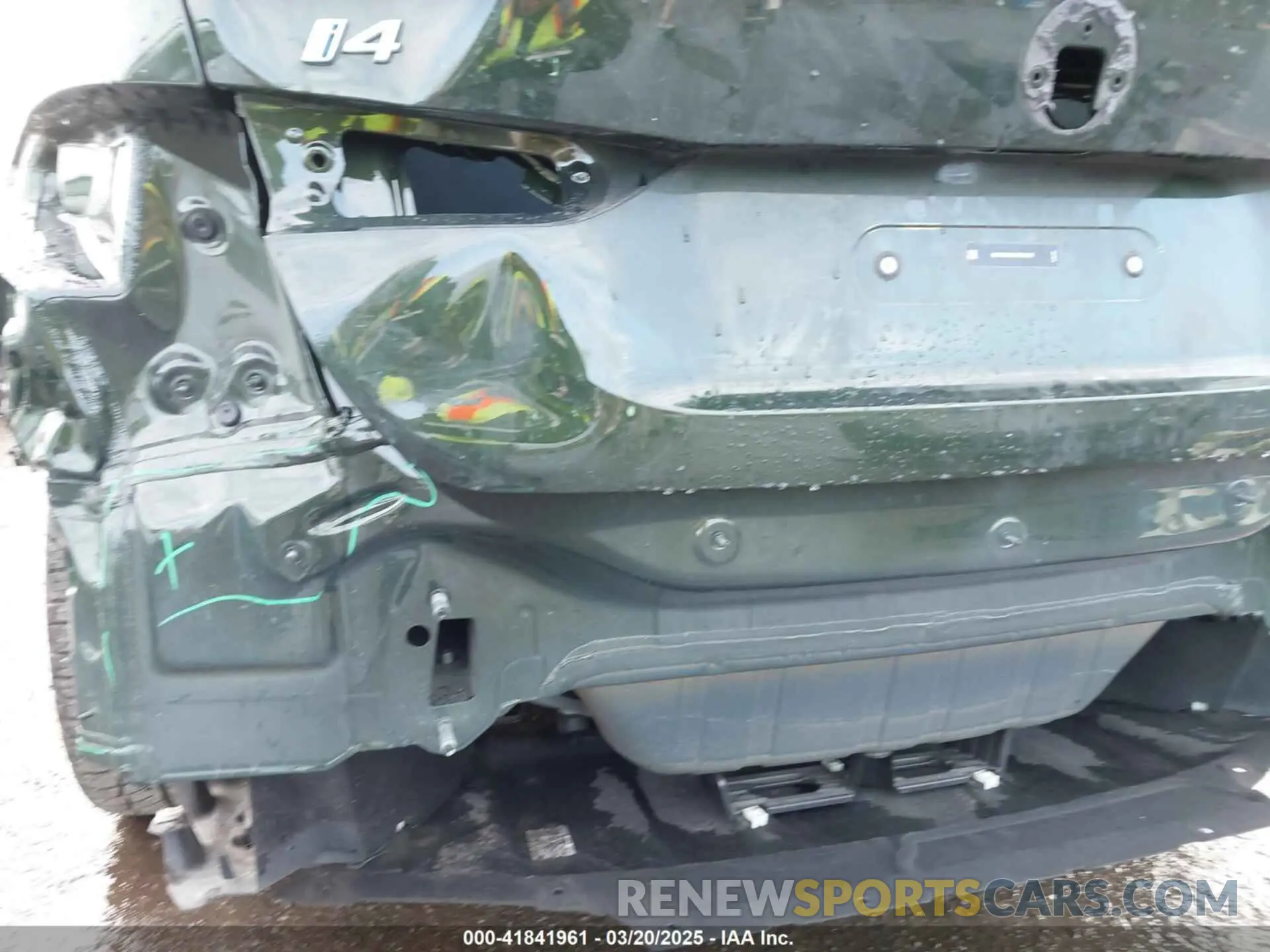 20 Photograph of a damaged car WBY43AW04PFR19351 BMW I4 2023