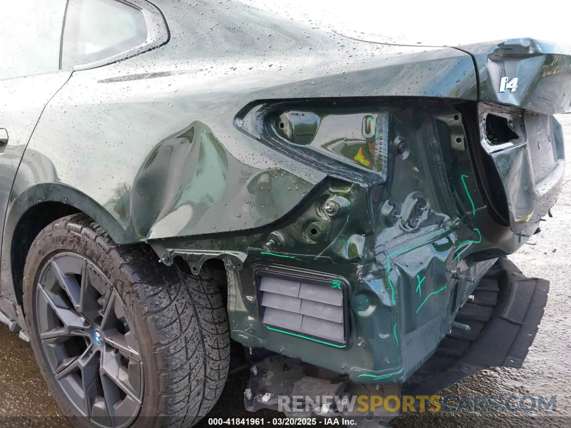 6 Photograph of a damaged car WBY43AW04PFR19351 BMW I4 2023