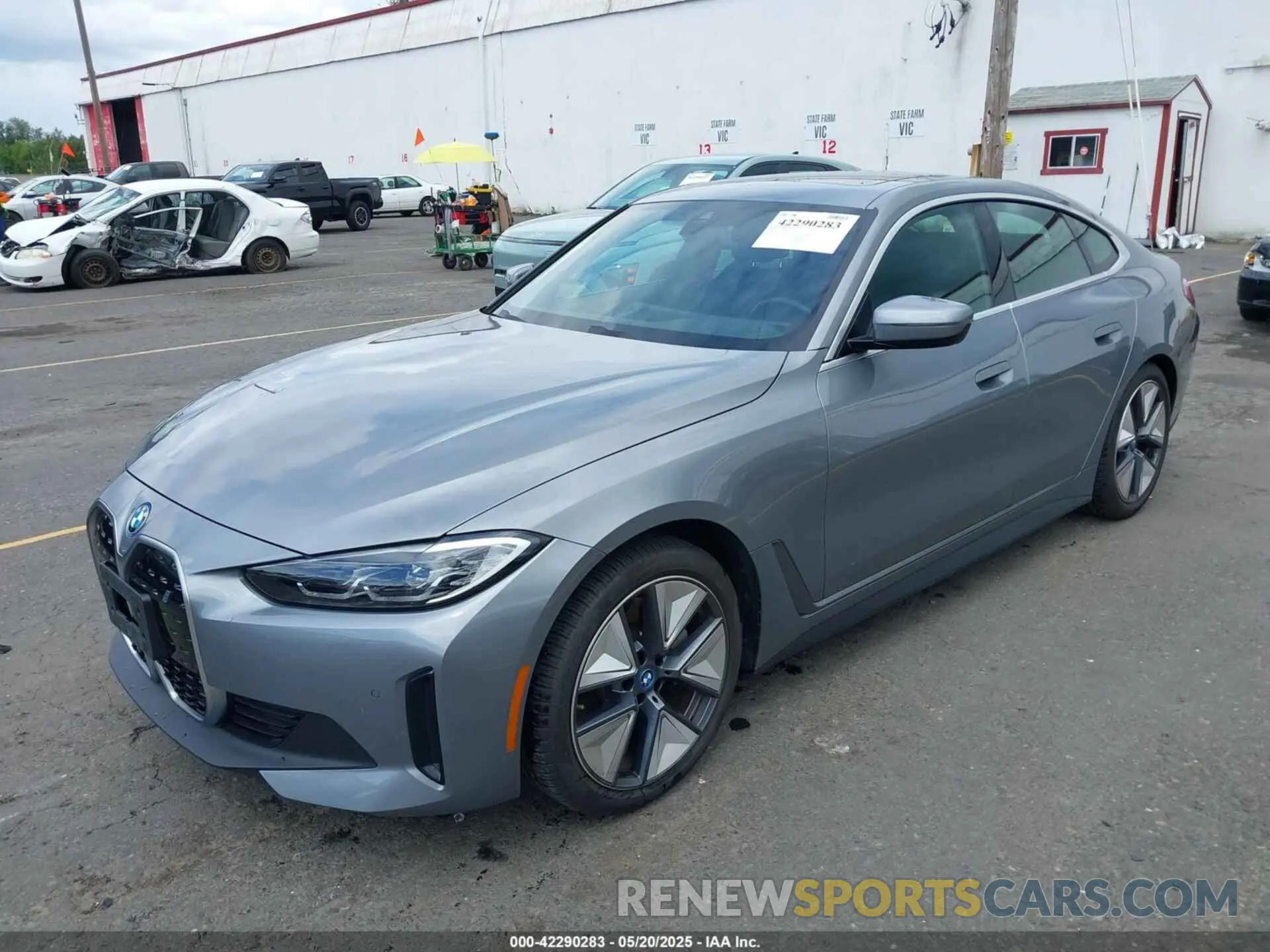 2 Photograph of a damaged car WBY43AW08PFP96671 BMW I4 2023