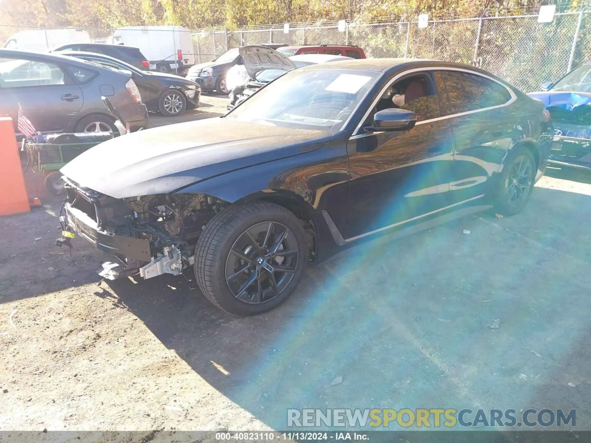 2 Photograph of a damaged car WBY73AW01PFN46010 BMW I4 2023