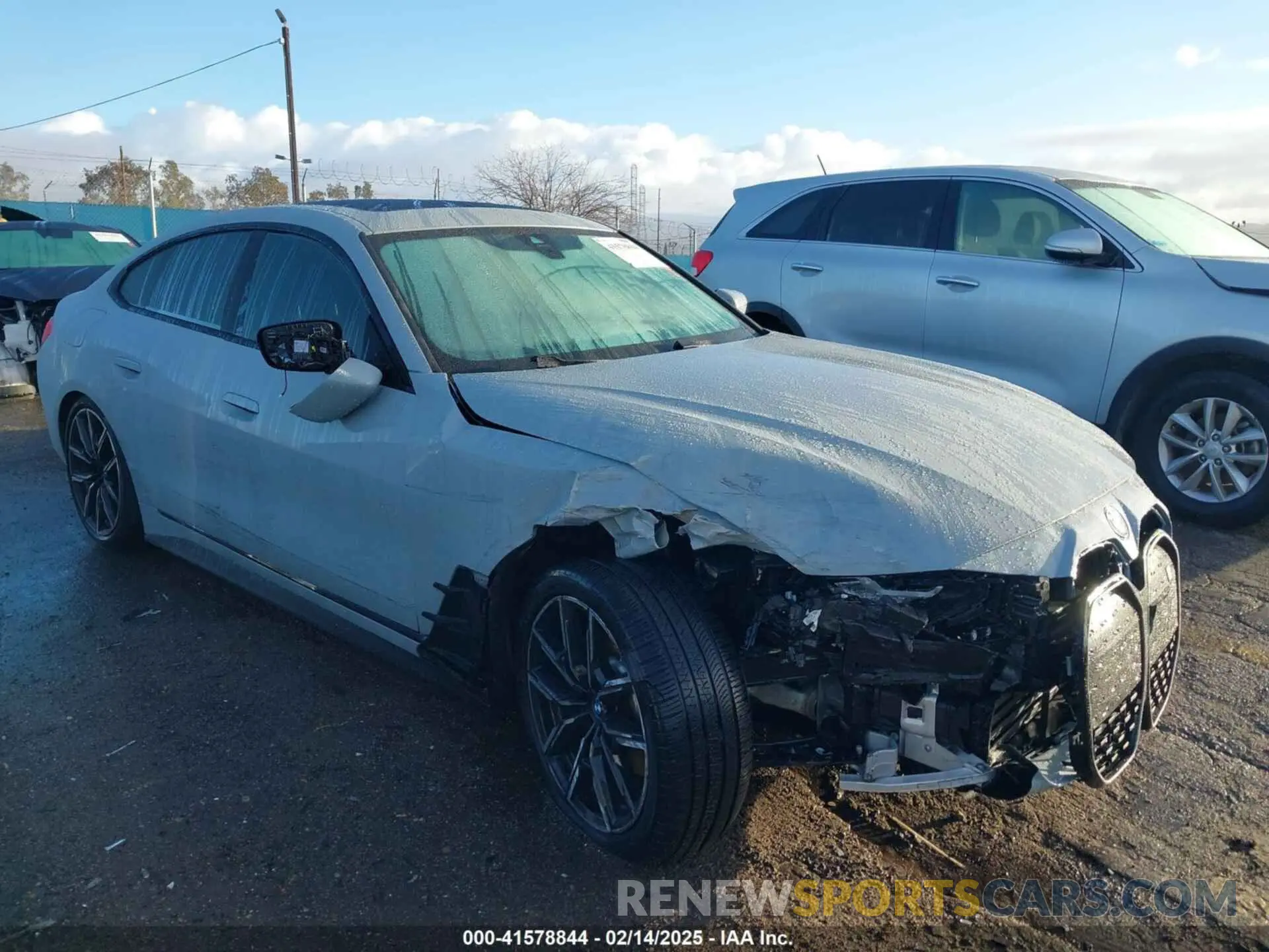 1 Photograph of a damaged car WBY73AW01PFR26528 BMW I4 2023
