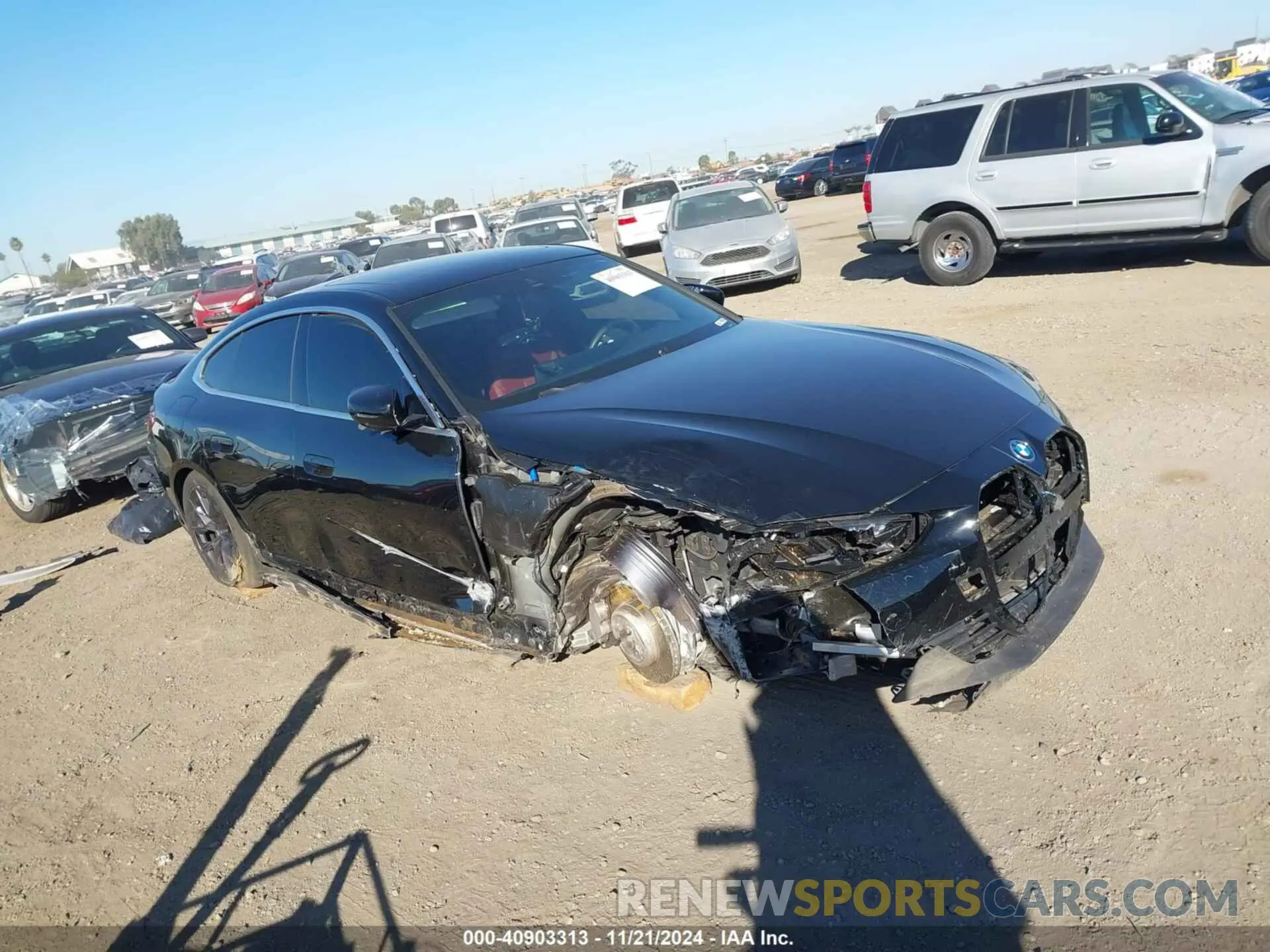 1 Photograph of a damaged car WBY73AW07PFR11516 BMW I4 2023