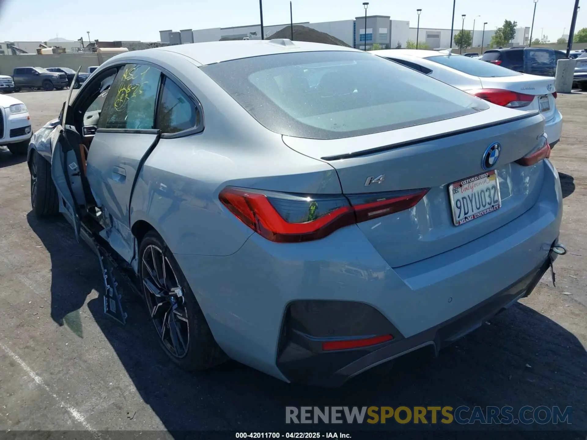 3 Photograph of a damaged car WBY73AW09PFN59684 BMW I4 2023