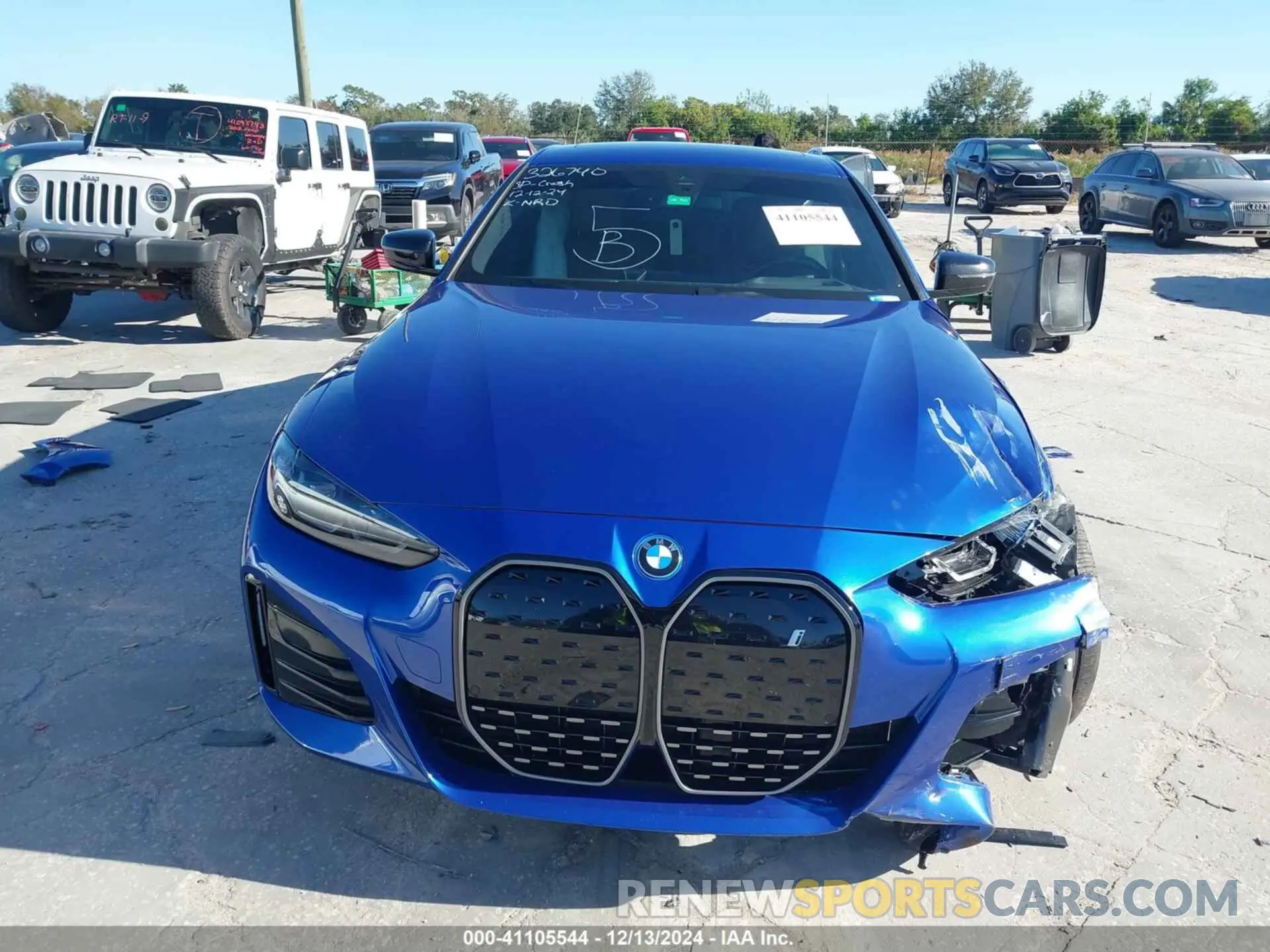 12 Photograph of a damaged car WBY73AW0XPFN43722 BMW I4 2023