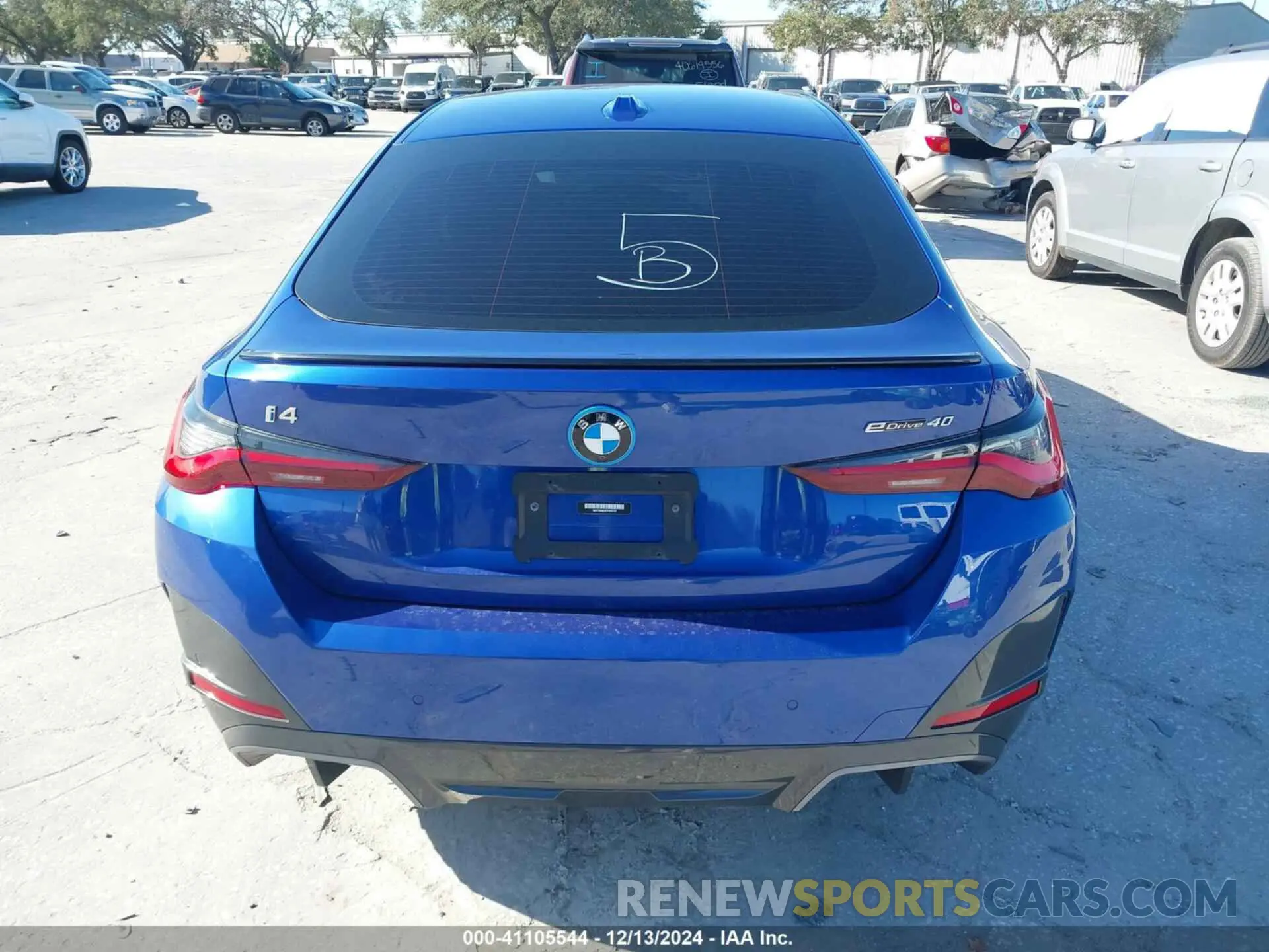 16 Photograph of a damaged car WBY73AW0XPFN43722 BMW I4 2023