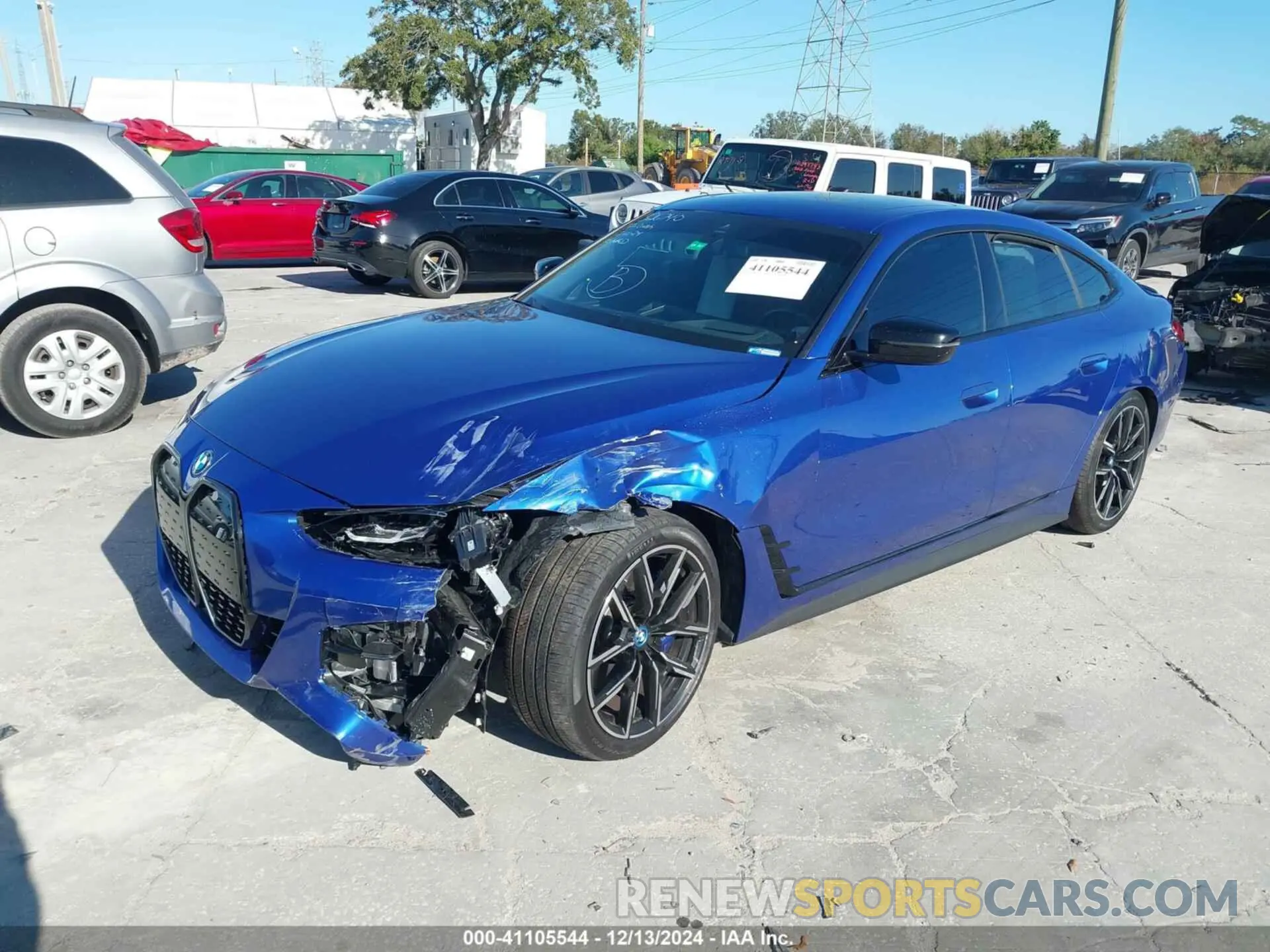 2 Photograph of a damaged car WBY73AW0XPFN43722 BMW I4 2023