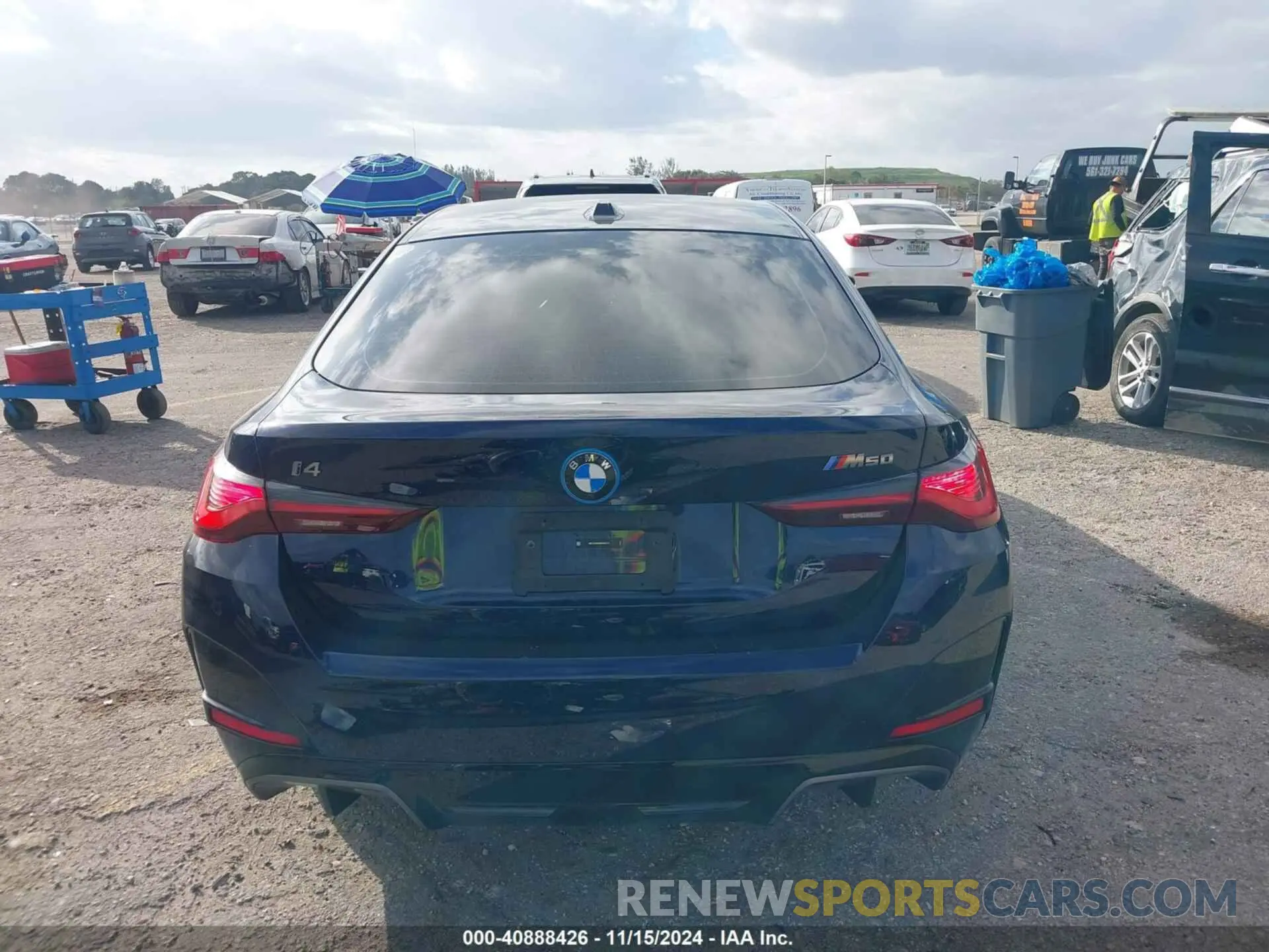 17 Photograph of a damaged car WBY33AW03RFR93715 BMW I4 2024