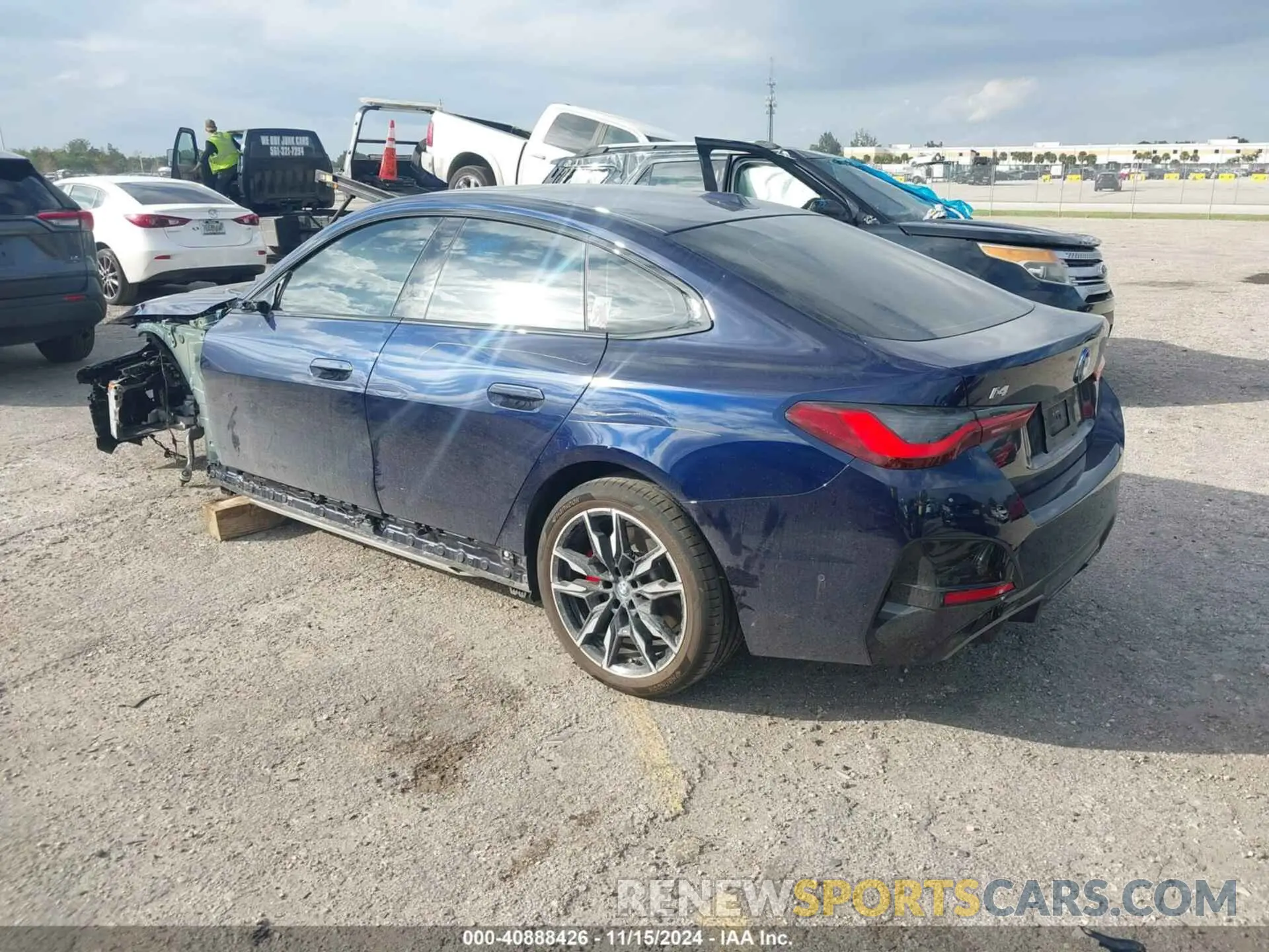 3 Photograph of a damaged car WBY33AW03RFR93715 BMW I4 2024
