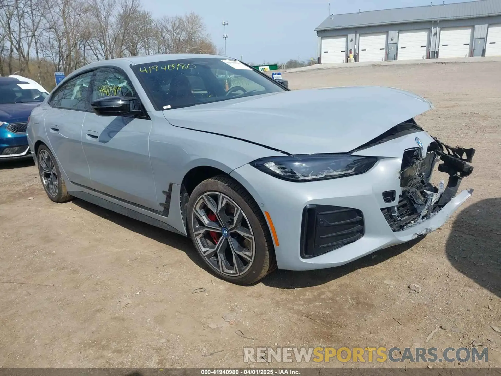 1 Photograph of a damaged car WBY33AW04RFS12149 BMW I4 2024