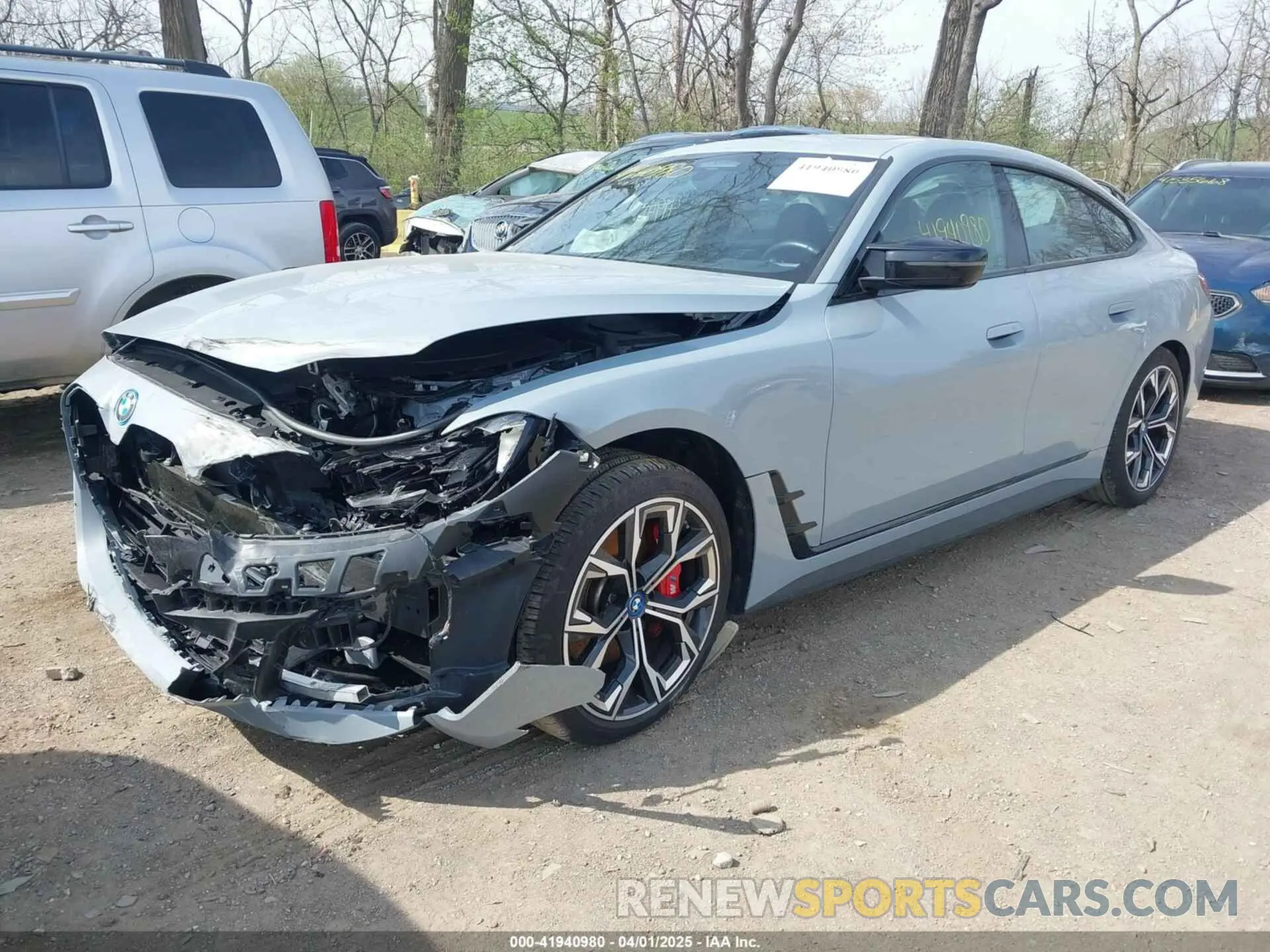 6 Photograph of a damaged car WBY33AW04RFS12149 BMW I4 2024