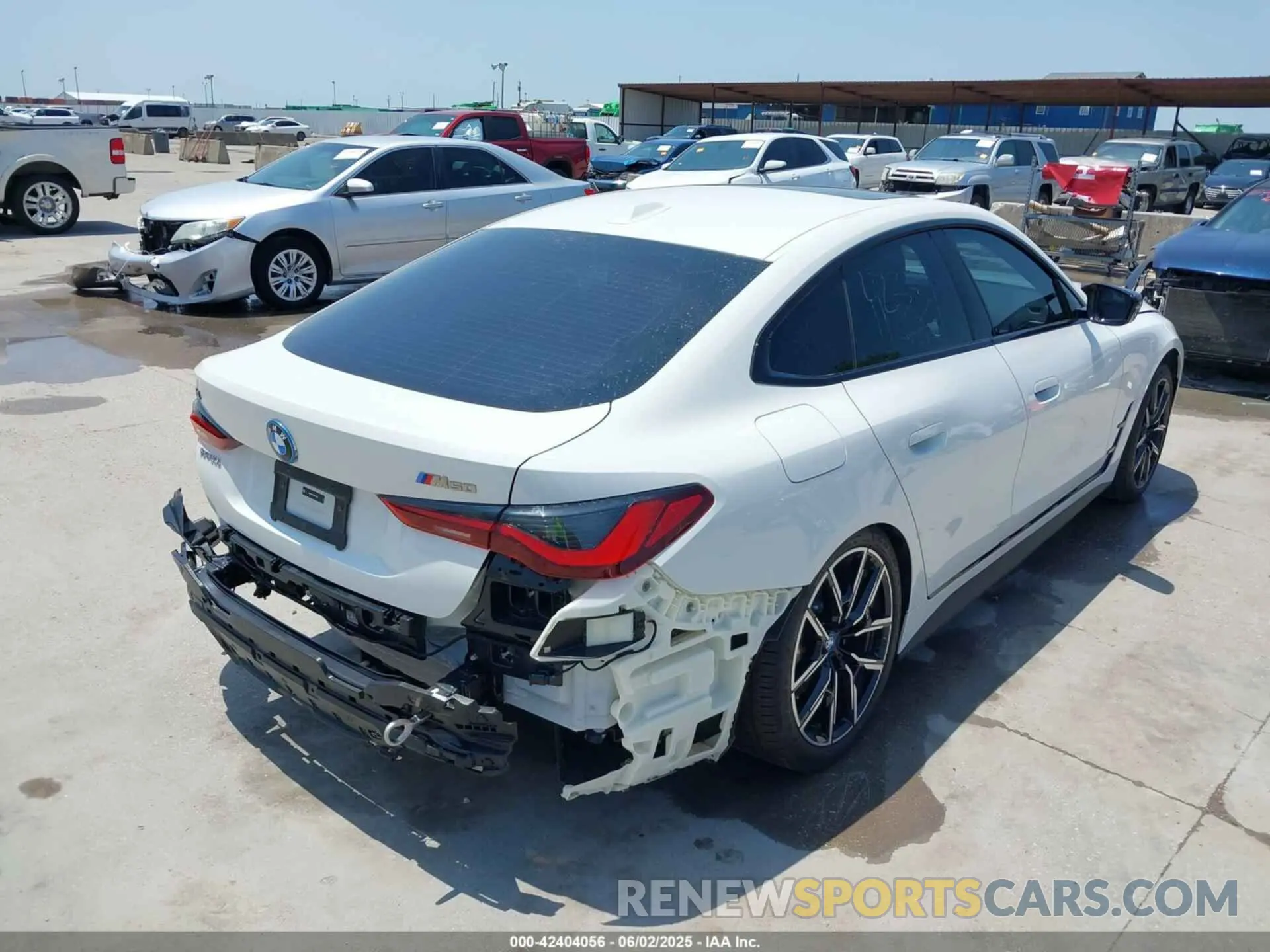 4 Photograph of a damaged car WBY33AW06RFS30068 BMW I4 2024
