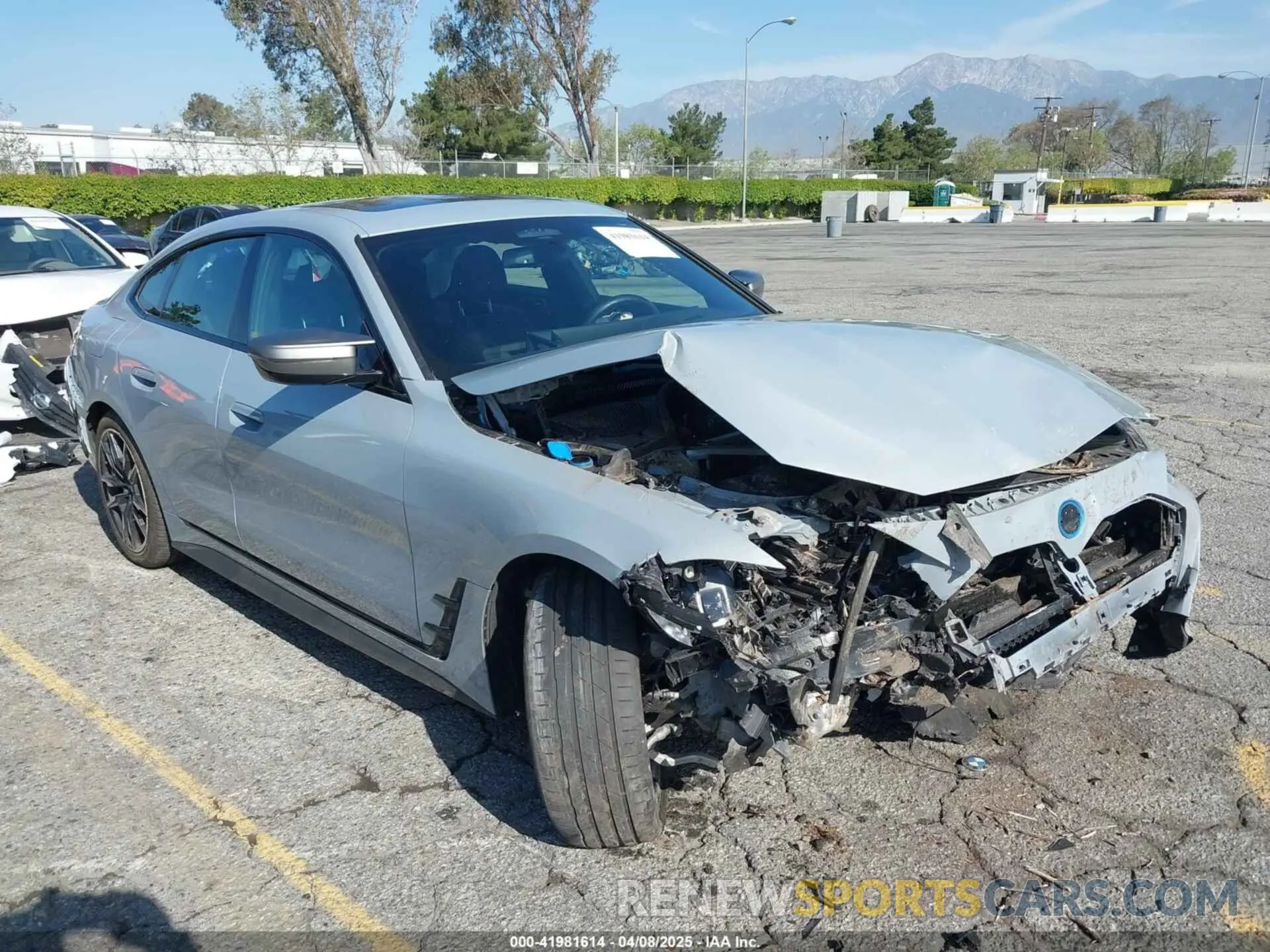 1 Photograph of a damaged car WBY33AW06RFS45489 BMW I4 2024