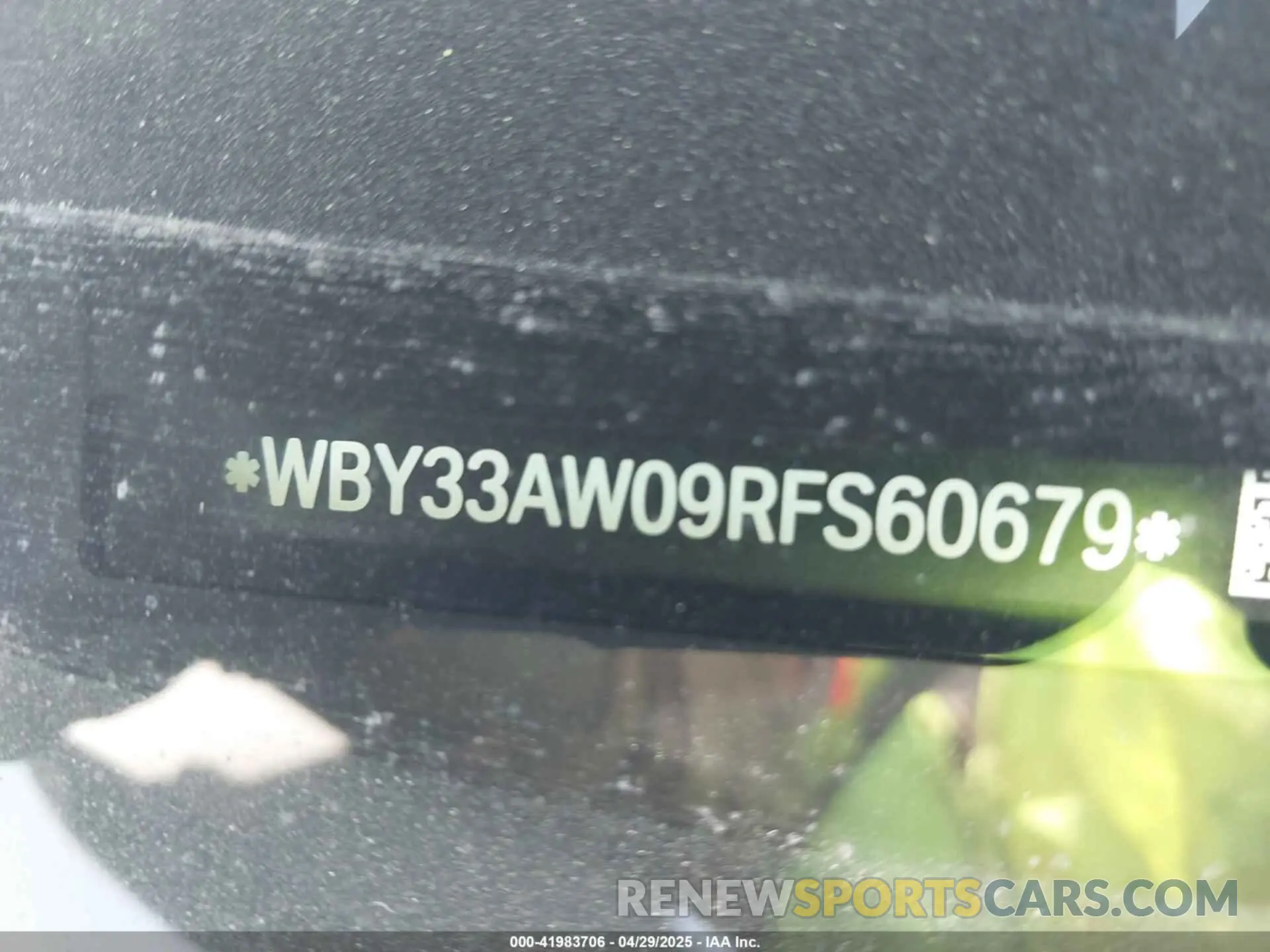 19 Photograph of a damaged car WBY33AW09RFS60679 BMW I4 2024