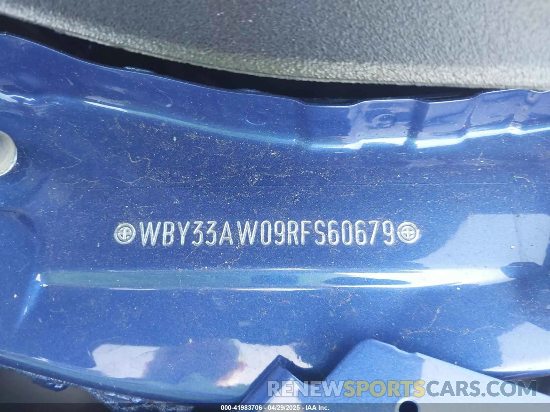 20 Photograph of a damaged car WBY33AW09RFS60679 BMW I4 2024
