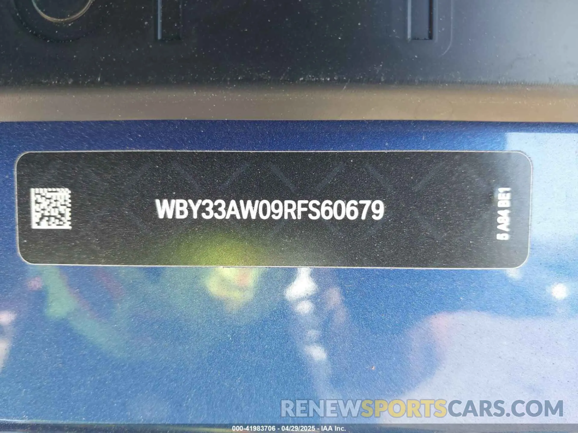 21 Photograph of a damaged car WBY33AW09RFS60679 BMW I4 2024