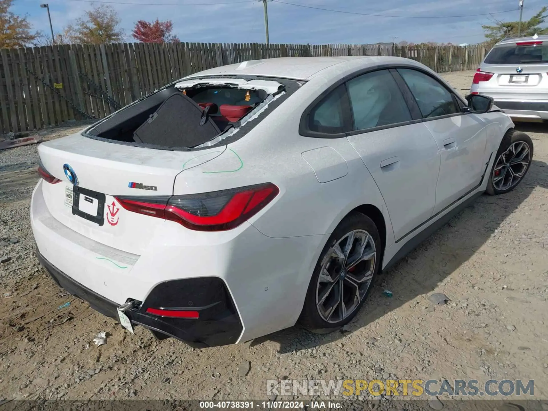 4 Photograph of a damaged car WBY33AW0XRFS32180 BMW I4 2024