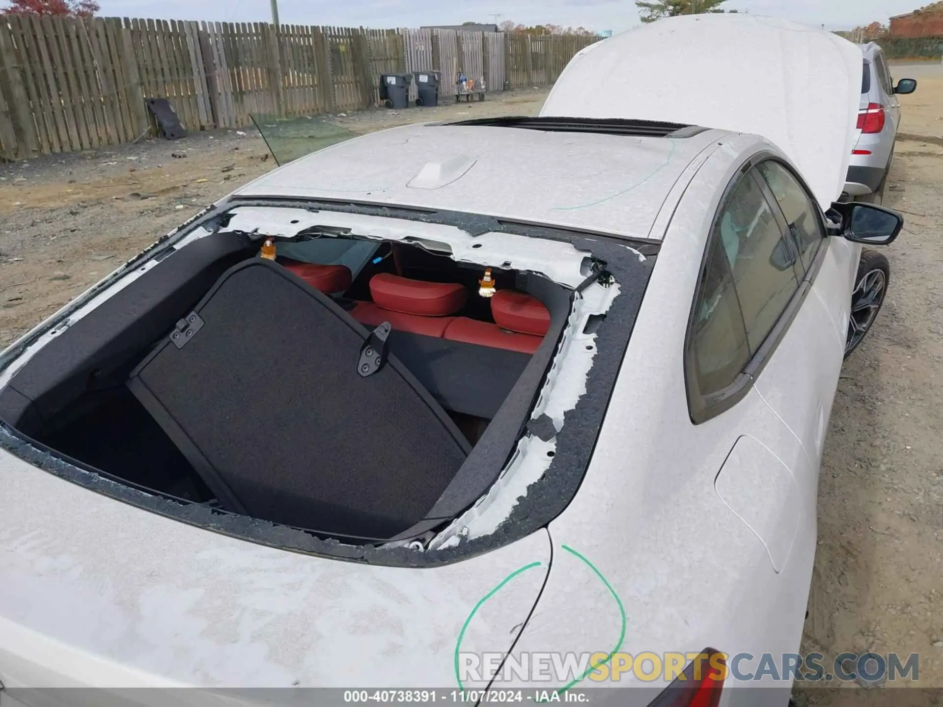 6 Photograph of a damaged car WBY33AW0XRFS32180 BMW I4 2024