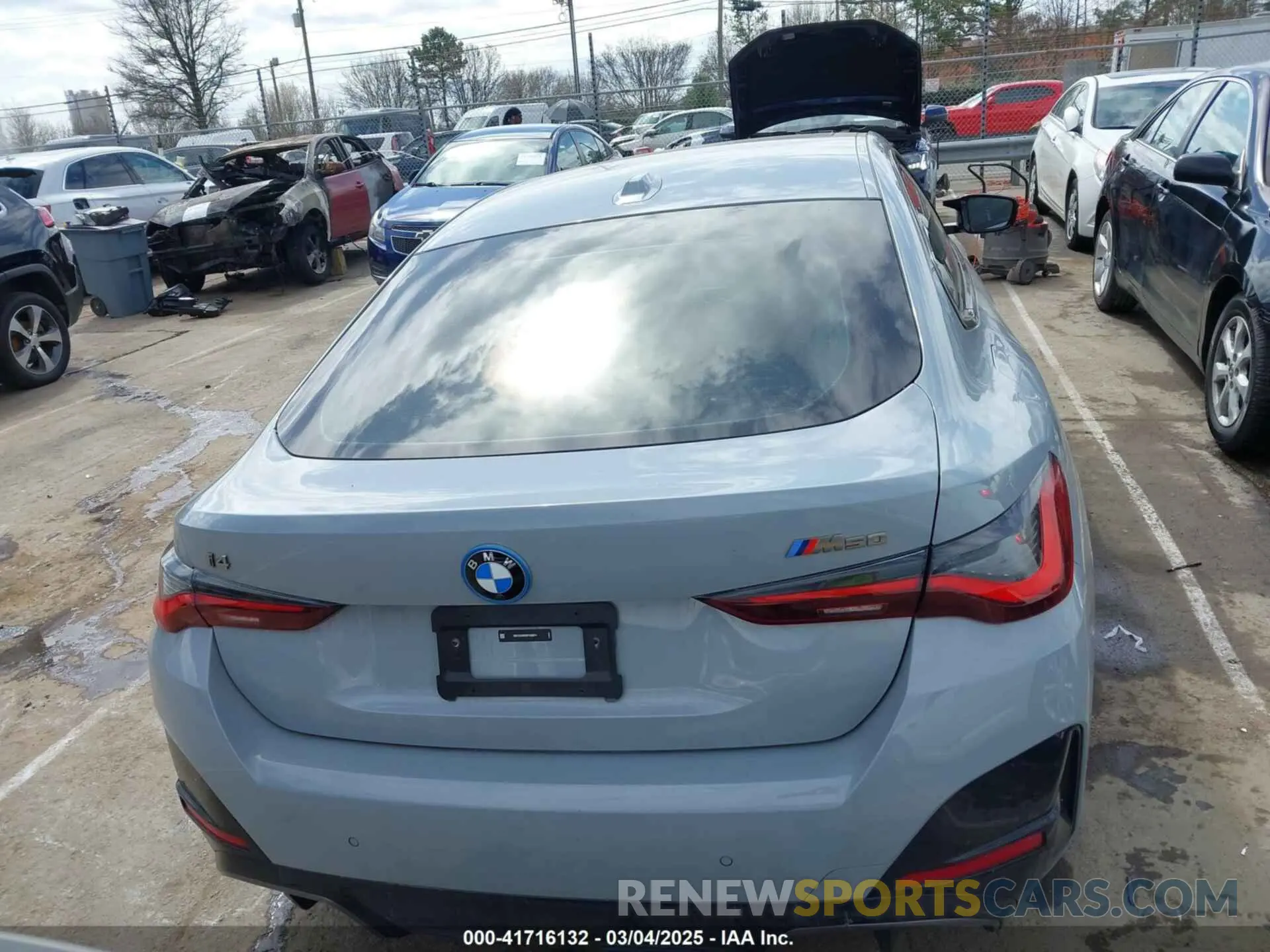16 Photograph of a damaged car WBY33AW0XRFS38674 BMW I4 2024