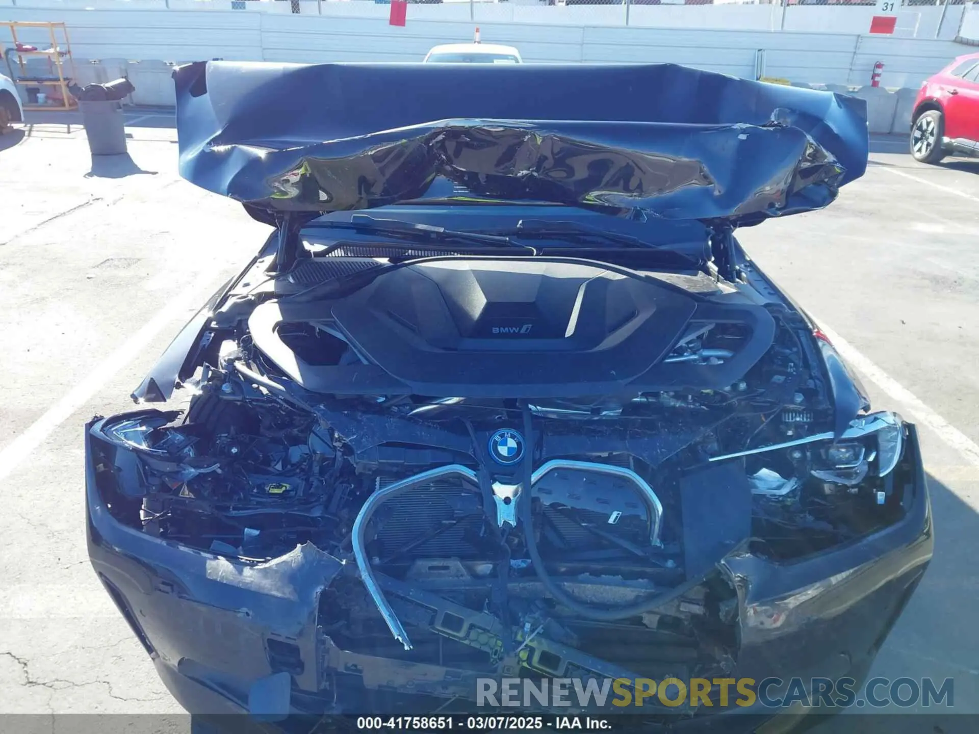 10 Photograph of a damaged car WBY43AW00RFR88363 BMW I4 2024