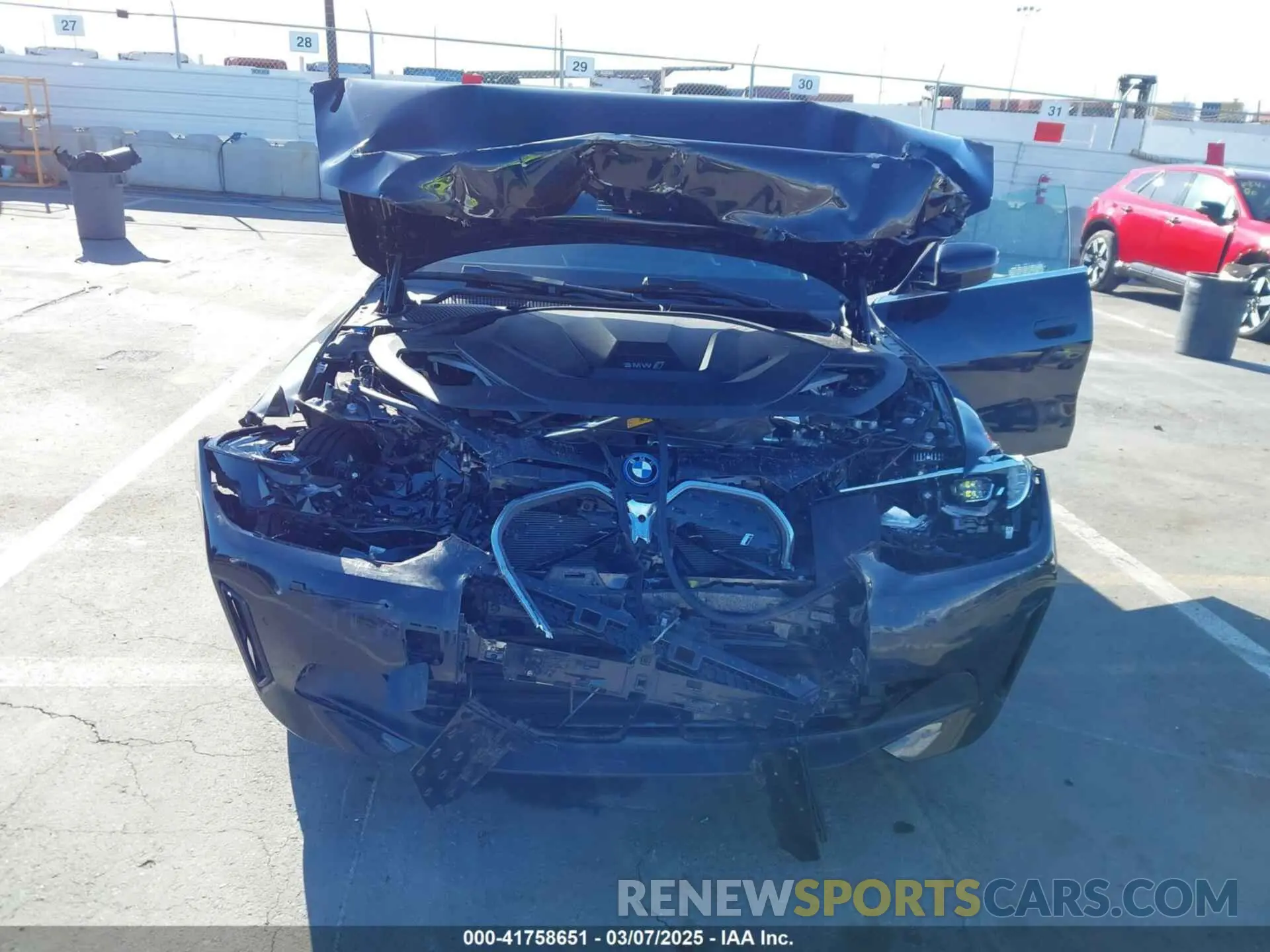 6 Photograph of a damaged car WBY43AW00RFR88363 BMW I4 2024