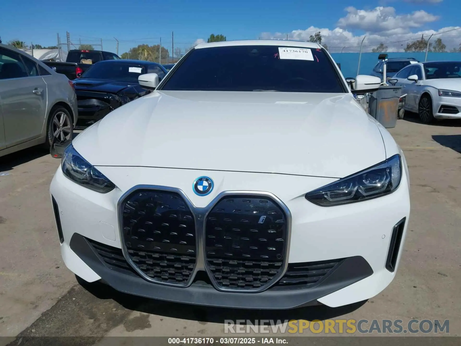 13 Photograph of a damaged car WBY43AW00RFS68805 BMW I4 2024