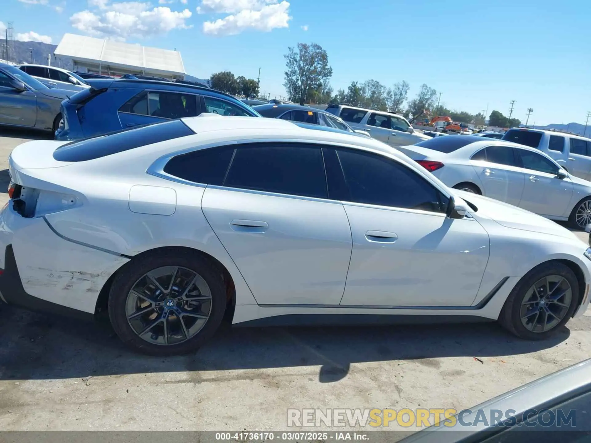 14 Photograph of a damaged car WBY43AW00RFS68805 BMW I4 2024