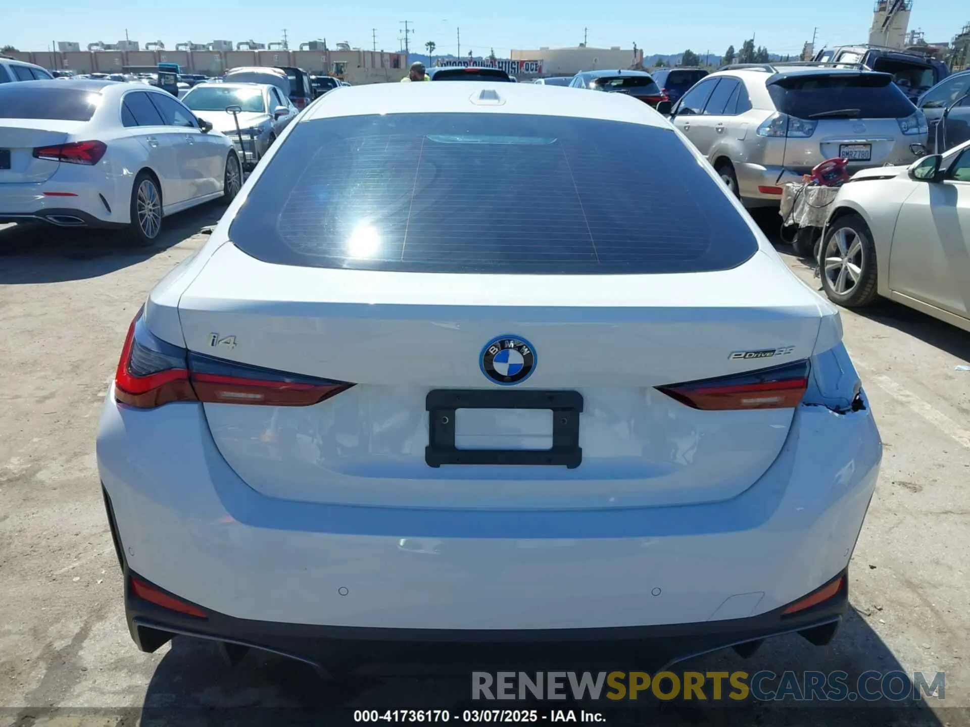 17 Photograph of a damaged car WBY43AW00RFS68805 BMW I4 2024